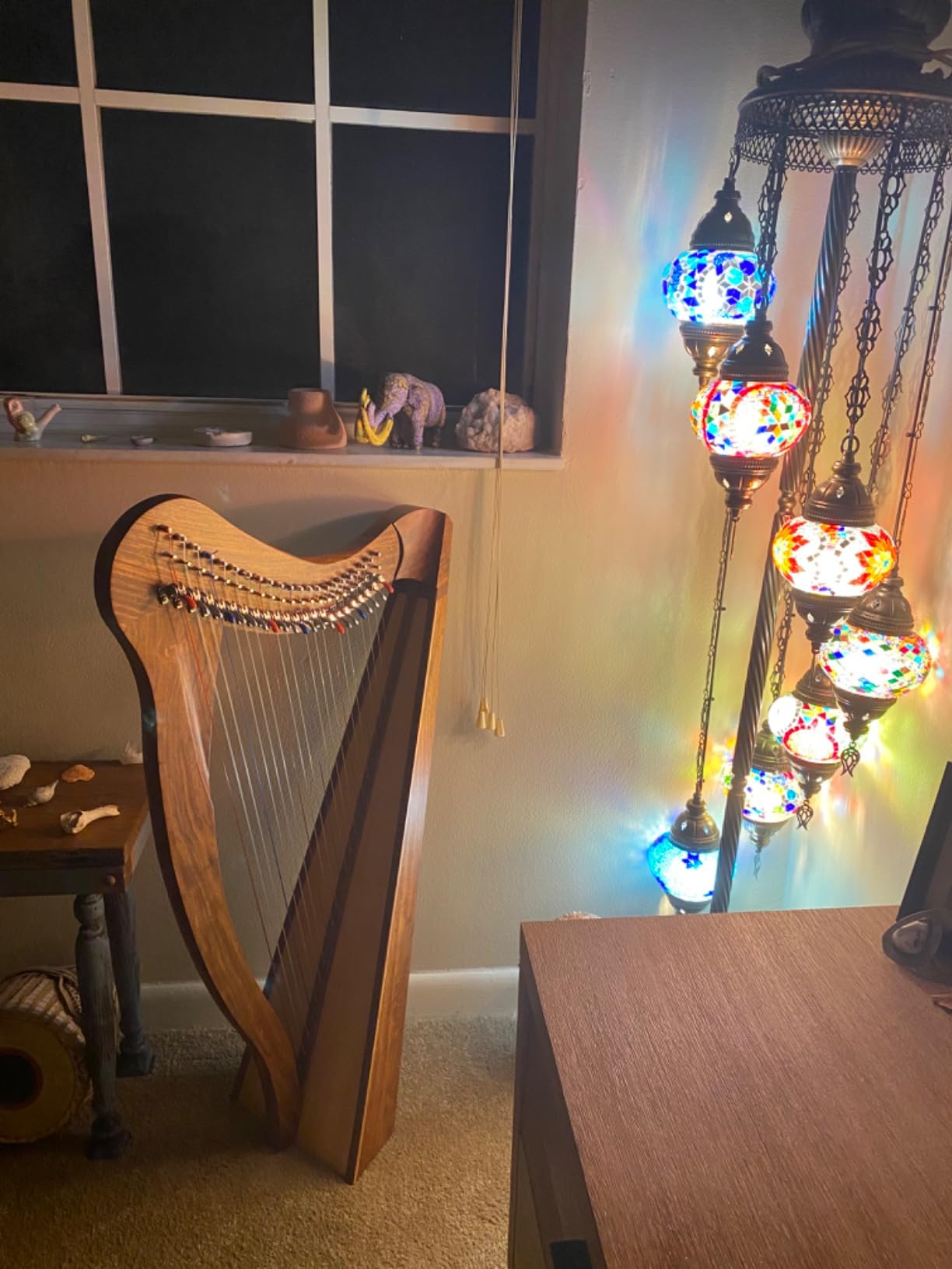 22-String 5-Panel Heather Harp w/Chelby Levers + Bag + Strings customer photo 1