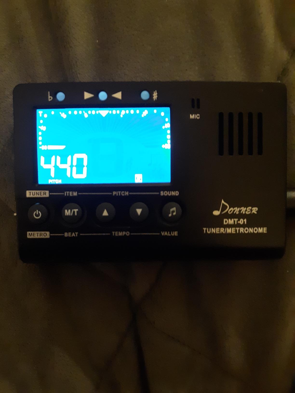 Donner DMT-01 3-in-1 Digital Metronome Tuner Tone Generator for All Instruments Including Ukulele customer photo 1
