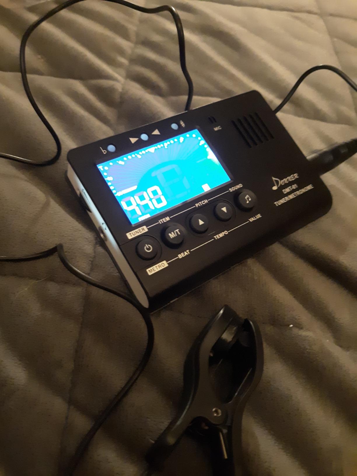 Donner DMT-01 3-in-1 Digital Metronome Tuner Tone Generator for All Instruments Including Ukulele customer photo 2