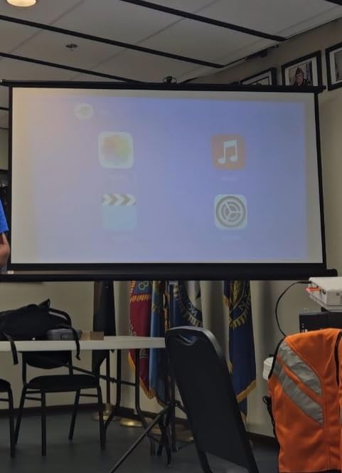 PropVue Projector Screen with Stand 120 inch for Movies & Presentations | Quick setup, stable tripod, adjustable height, portable, indoor & outdoor use for school, office, home theatre, movie night customer photo 1