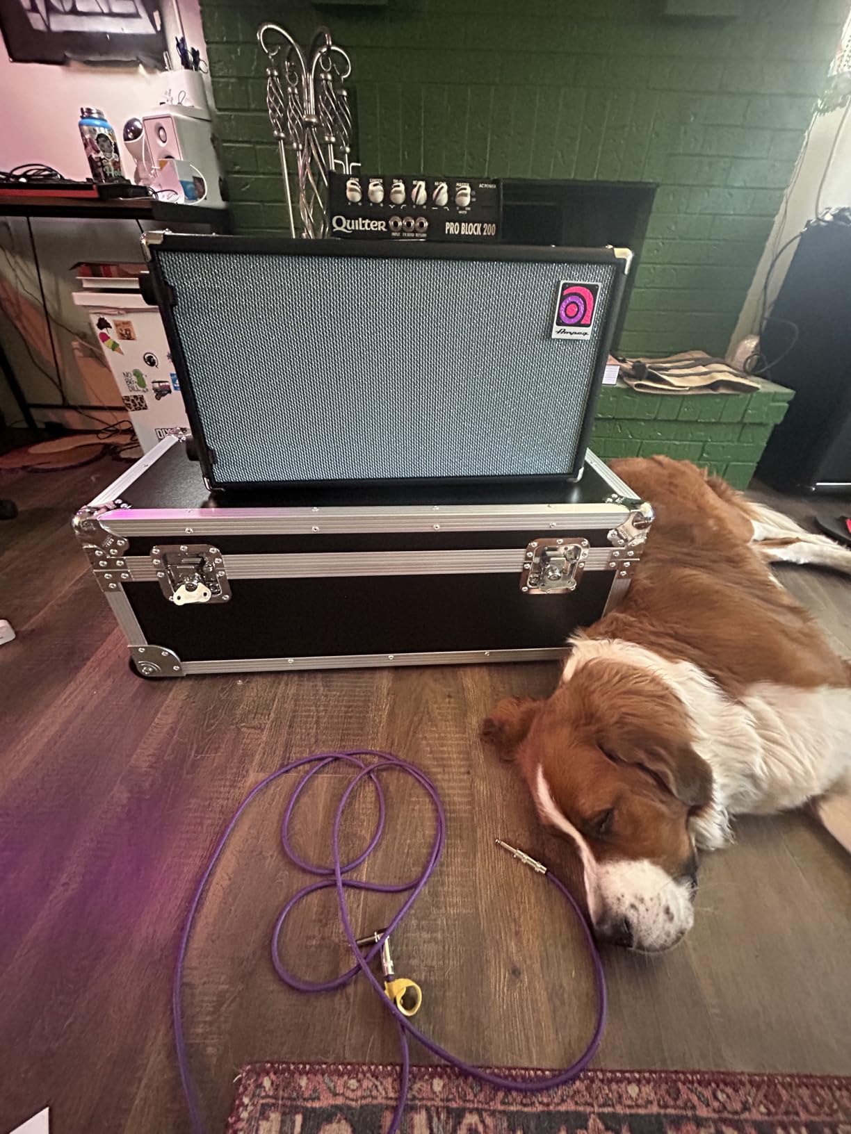 Drum Hardware Utility Case Mid-Size Hard Road Transport Harmony Cases | Touring protection for percussion gear, stands, pedals, cables, flight-ready build customer photo 1