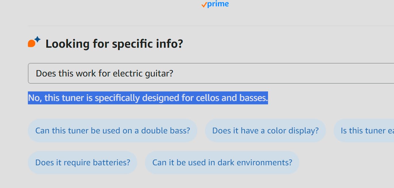D'Addario Eclipse Cello & Bass Tuner | D'Addario Eclipse tuners deliver quick, accurate tuning, bright color display, swivel viewing and clip-on performance. customer photo 2