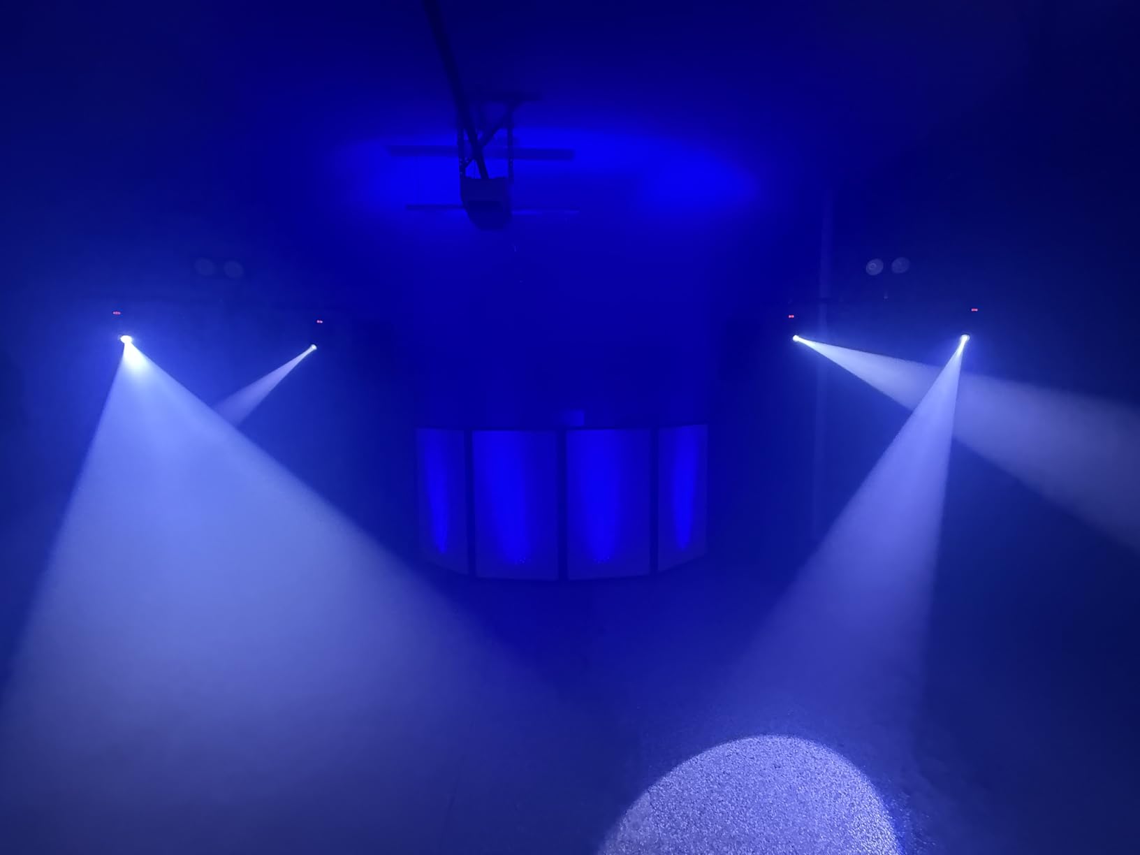 U'King Stage Lights Moving Head Lights 8 Gobos 8 Colors 11 Channels 25W Spotlights DMX 512 with Sound Activated for Wedding DJ Party Stage Lighting, 2PCS customer photo 1