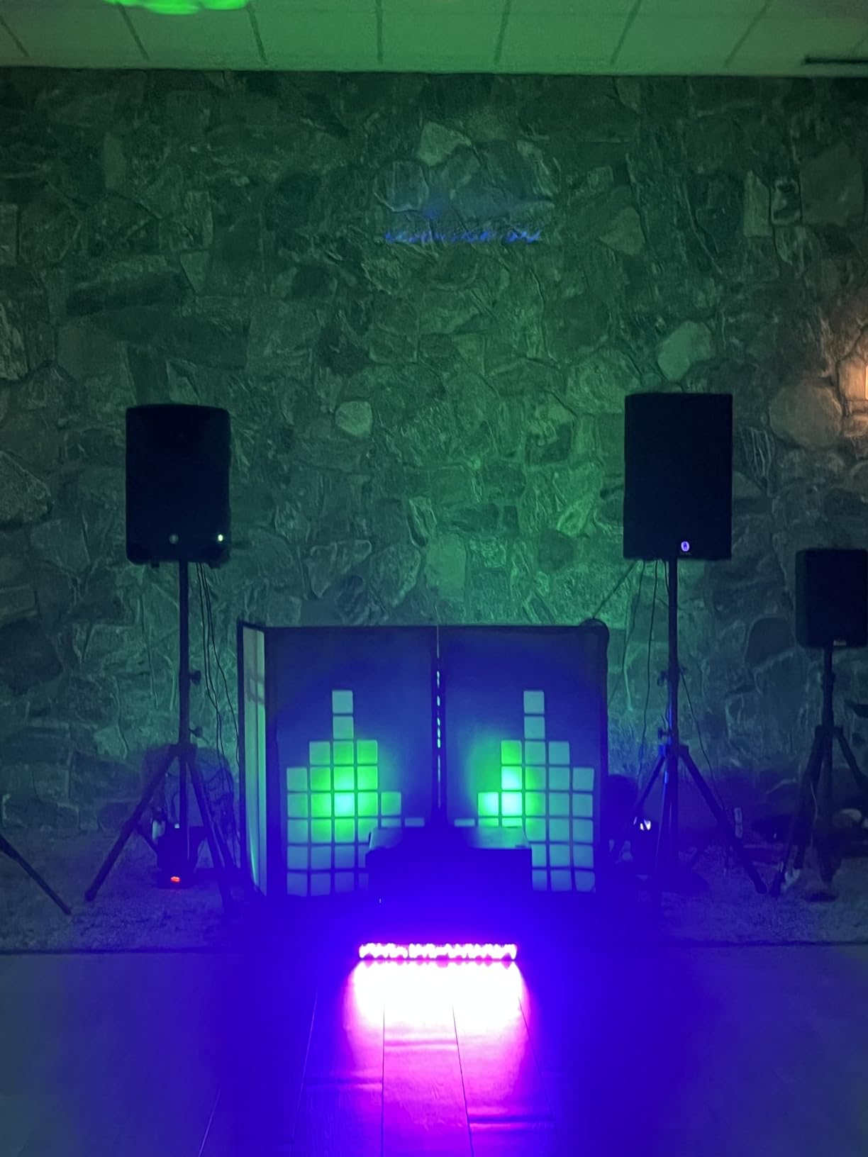 U'King Stage Lights Moving Head Lights 8 Gobos 8 Colors 11 Channels 25W Spotlights DMX 512 with Sound Activated for Wedding DJ Party Stage Lighting, 2PCS customer photo 2