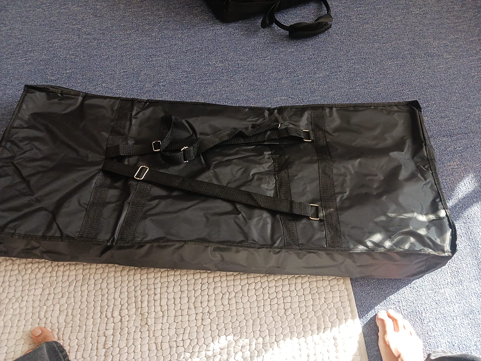 61 Key Keyboard Gig Bag, 39×16×6 Inch | Waterproof Electric Piano Case with 5mm Padding, Adjustable Backpack Straps & Storage Pockets customer photo 1