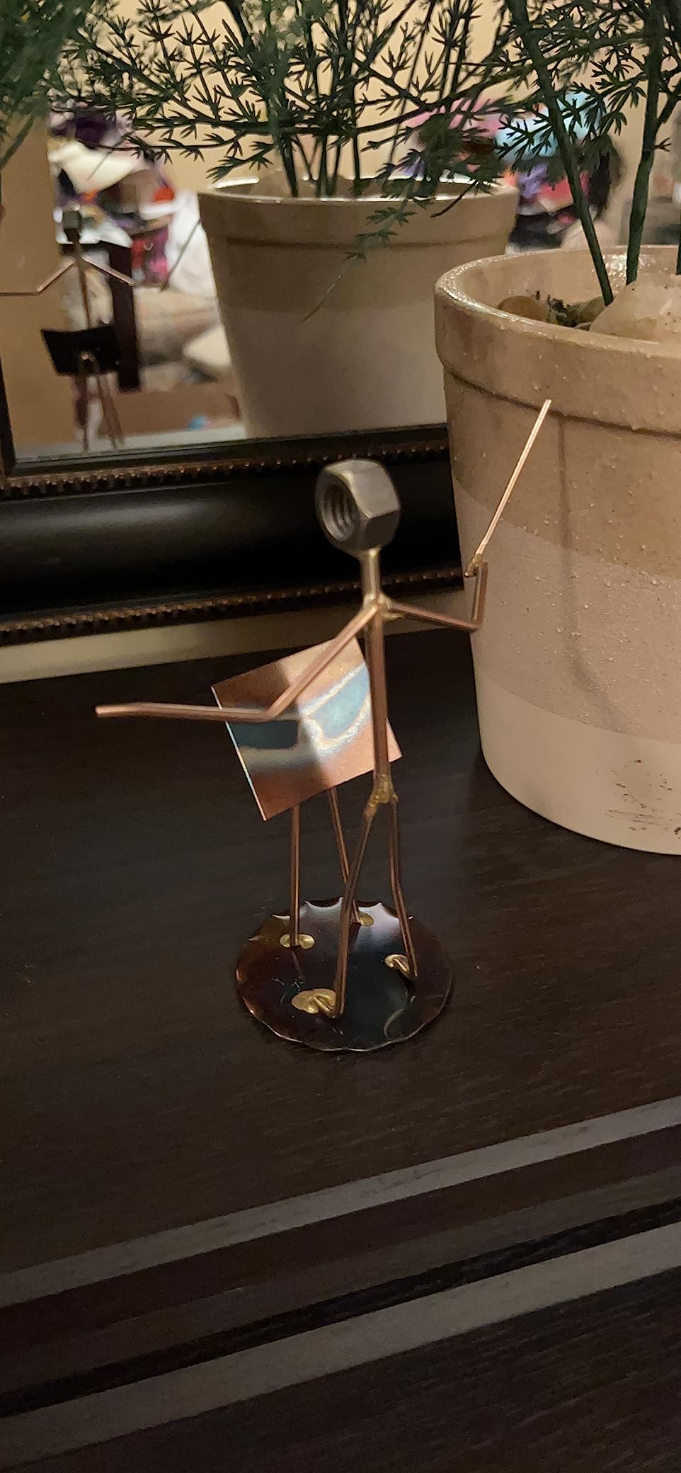 Musical Director Handmade Metal Figurine by Rock Creek Metal Craft - Hand Welded Metal Art & Recycled Metal Sculptures - Unique Desk Accessories, Medical Office Decor, & Musical Director Gifts customer photo 2