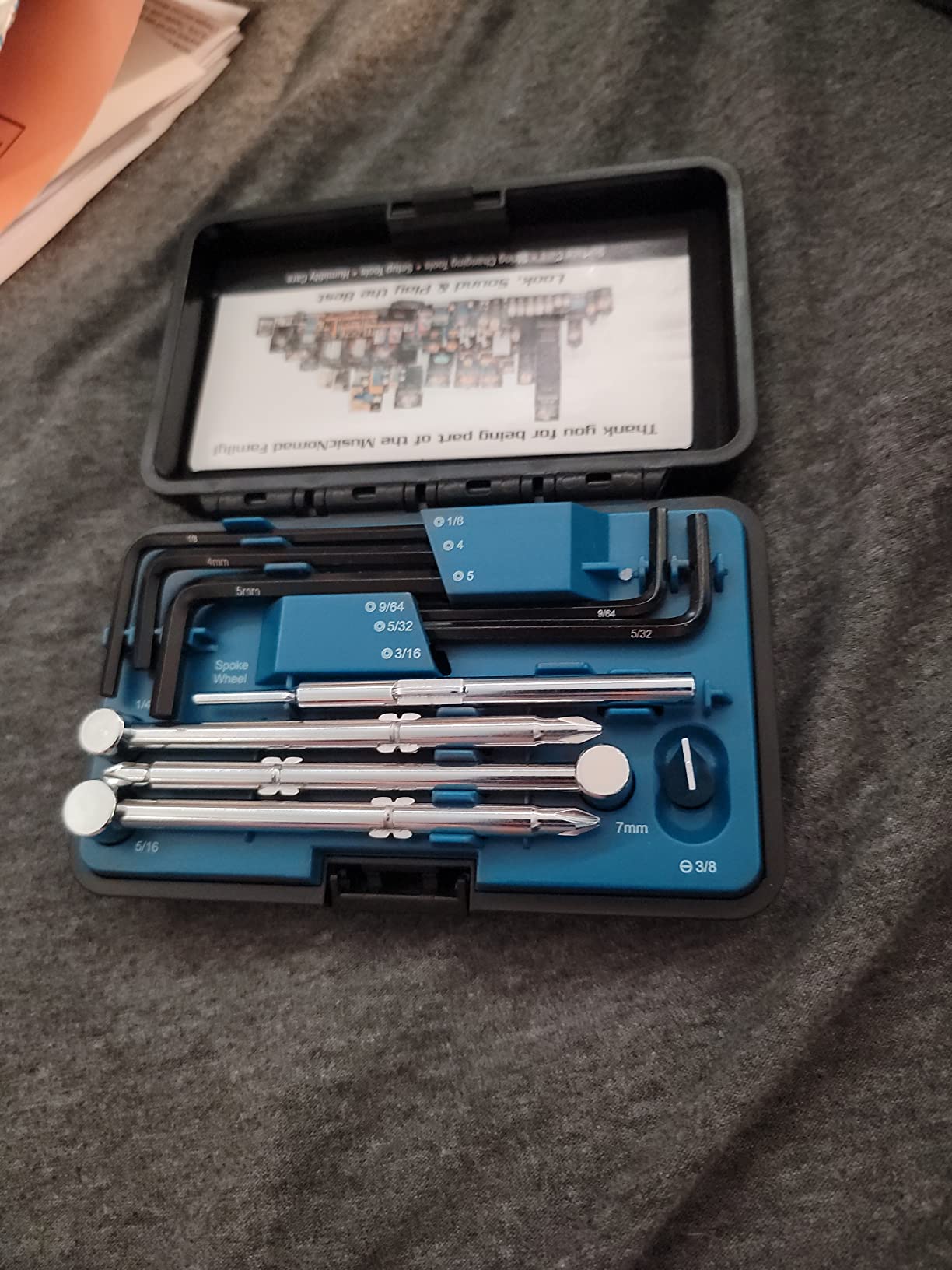 MusicNomad Premium Guitar Tech Truss Rod Wrench Set - 11 pcs. (MN235) | Premium Wrenches Fit Most Electric, Acoustic & Bass Guitars customer photo 2