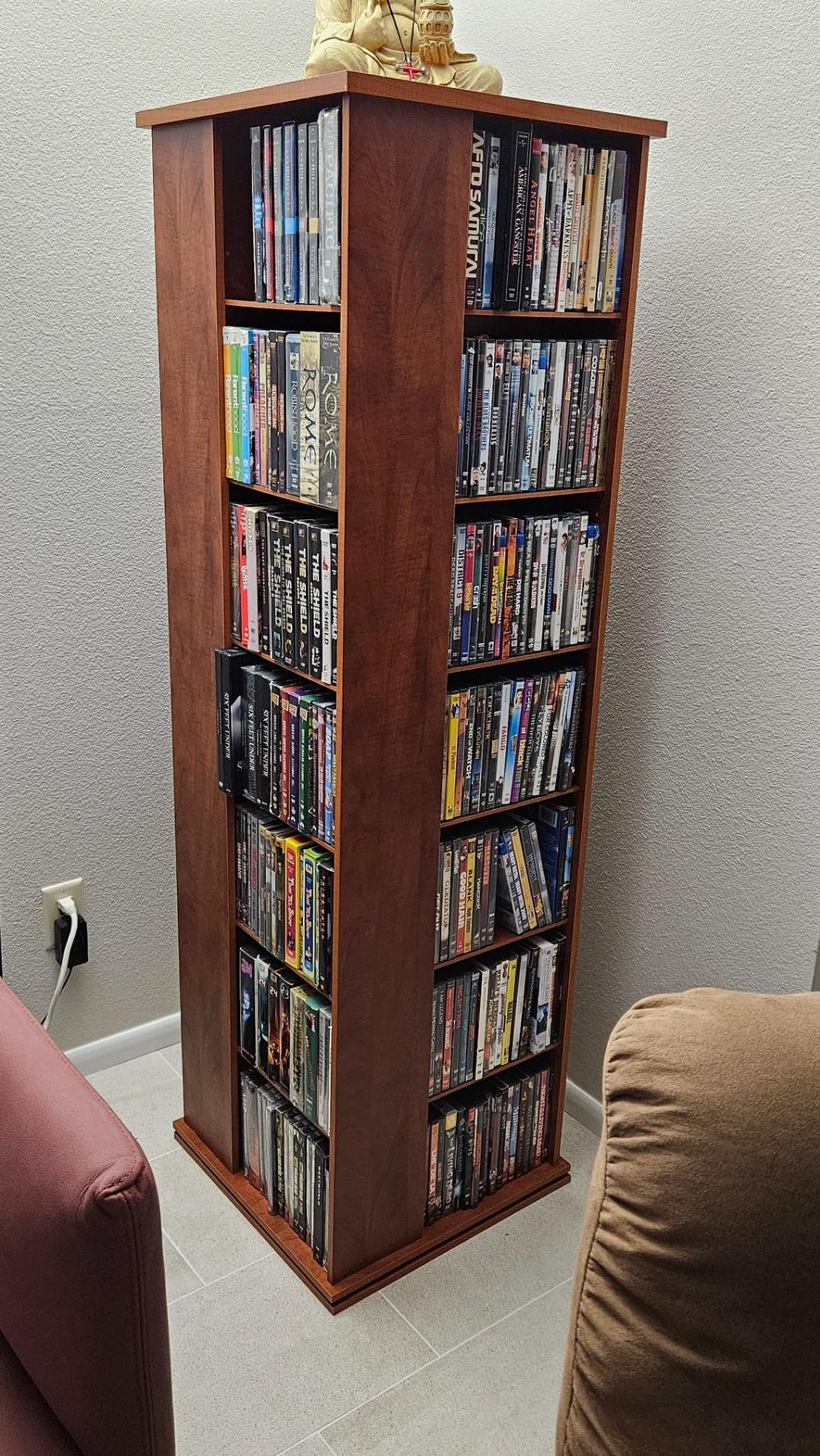 Venture Horizon Revolving Media Tower 1000 - Walnut customer photo 1