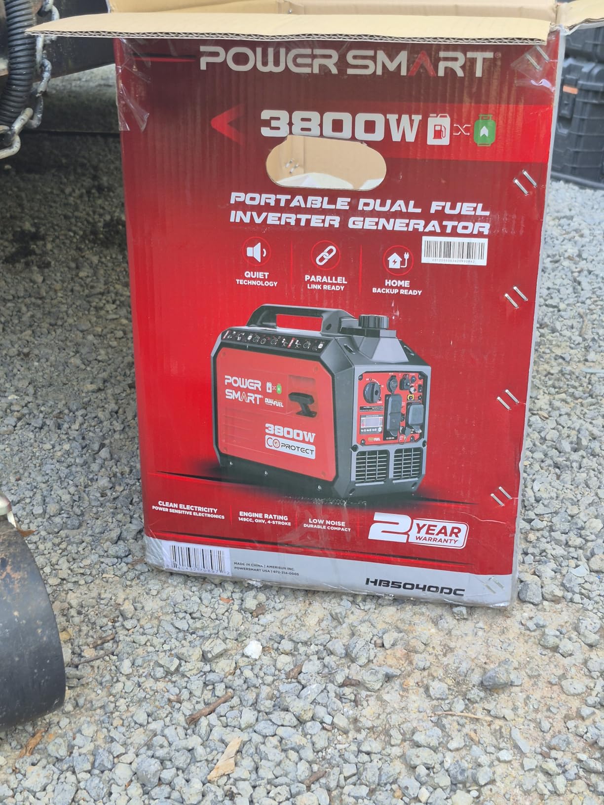 PowerSmart 2500 Watt Portable Inverter Generator for Camping | Super Quiet, Long Runtime customer photo 1