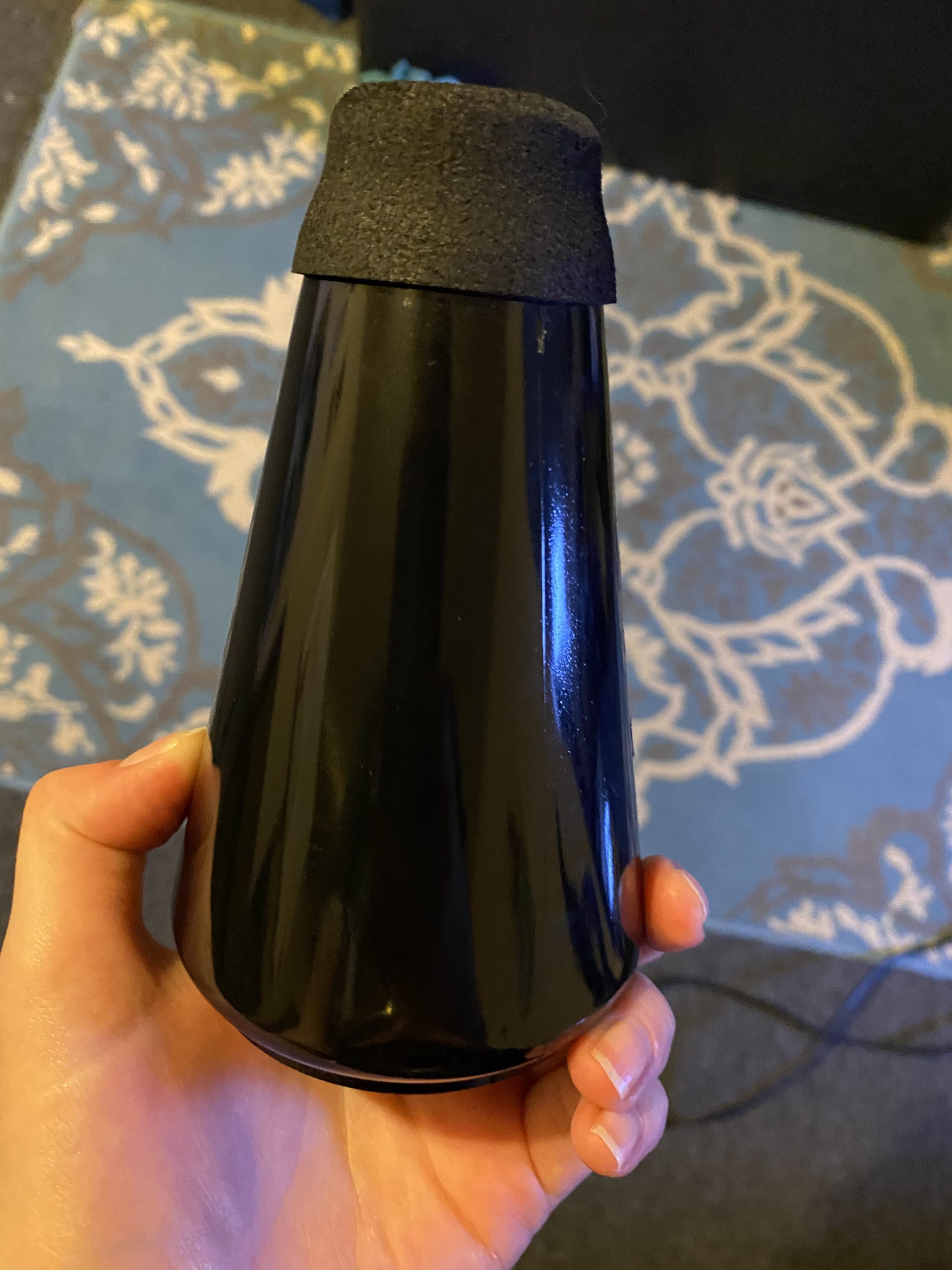 Pampet Lightweight Practice Trumpet Mute Silencer, Trumpet Straight Mute (Black) | Accessories for Trumpet Players Practice Trumpet Mutes Silencer customer photo 1