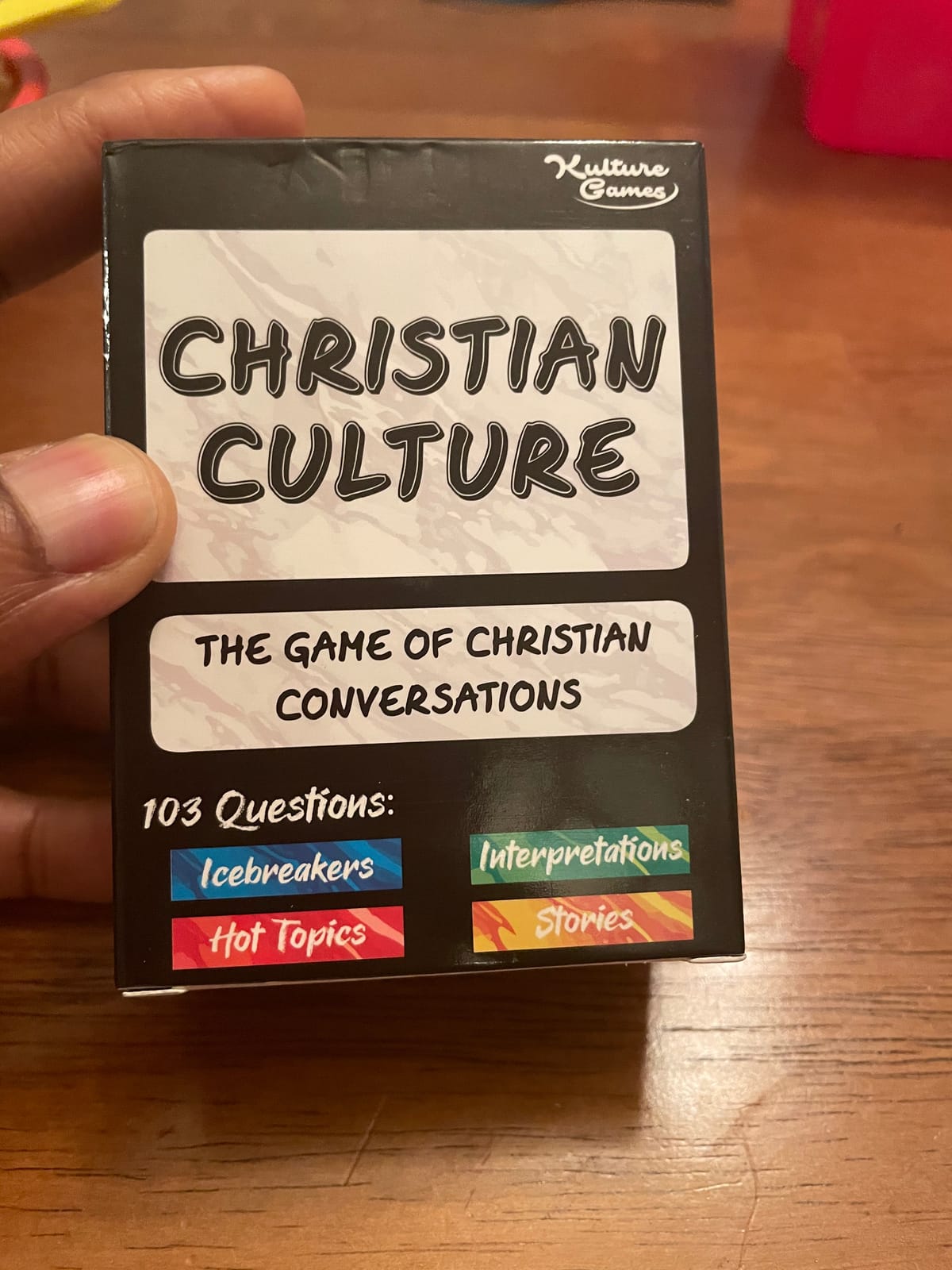 Kulture Games Christian Culture - The Game of Conversations - Fun & Thought Provoking Starters About God, Christianity & Life customer photo 2