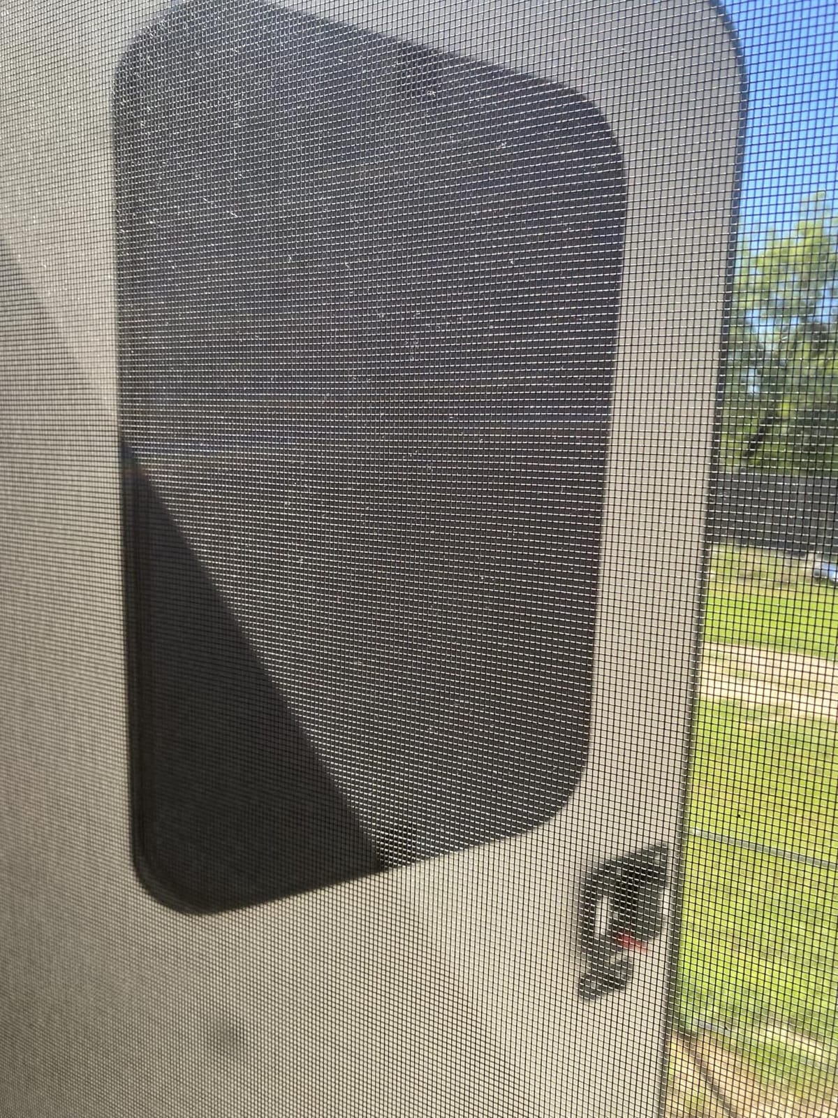 RV Door Window Shade Cover, Insulated Blackout Camper Inside Accessory | Sun Blackout & Privacy, 16 x 25 in, 3-Layer Insulation, Easy Velcro Install for RV Door Windows Must Have Accessories, Black customer photo 2