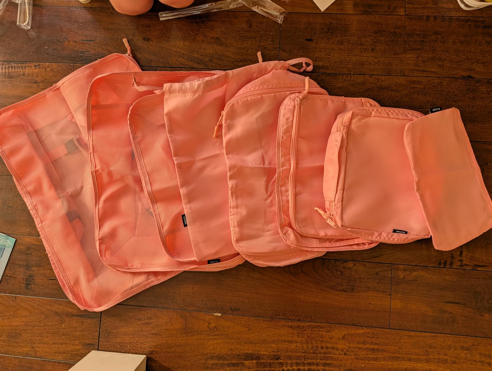 BAGAIL 8 Set Packing Cubes Luggage Packing Organizers for Travel Accessories - Cream customer photo 1