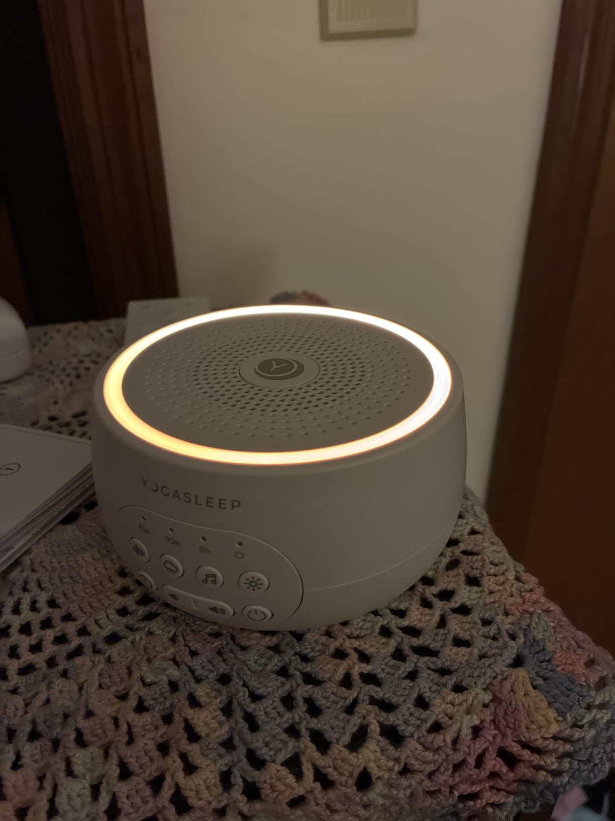 Dreamcenter Multi Sound White Noise Machine with Night Light, Sleep Timer, 26 Soothing Sounds for Travel, Noise Canceling for Office Privacy, Sleep Aid for Adults & Baby, Registry Gift customer photo 1
