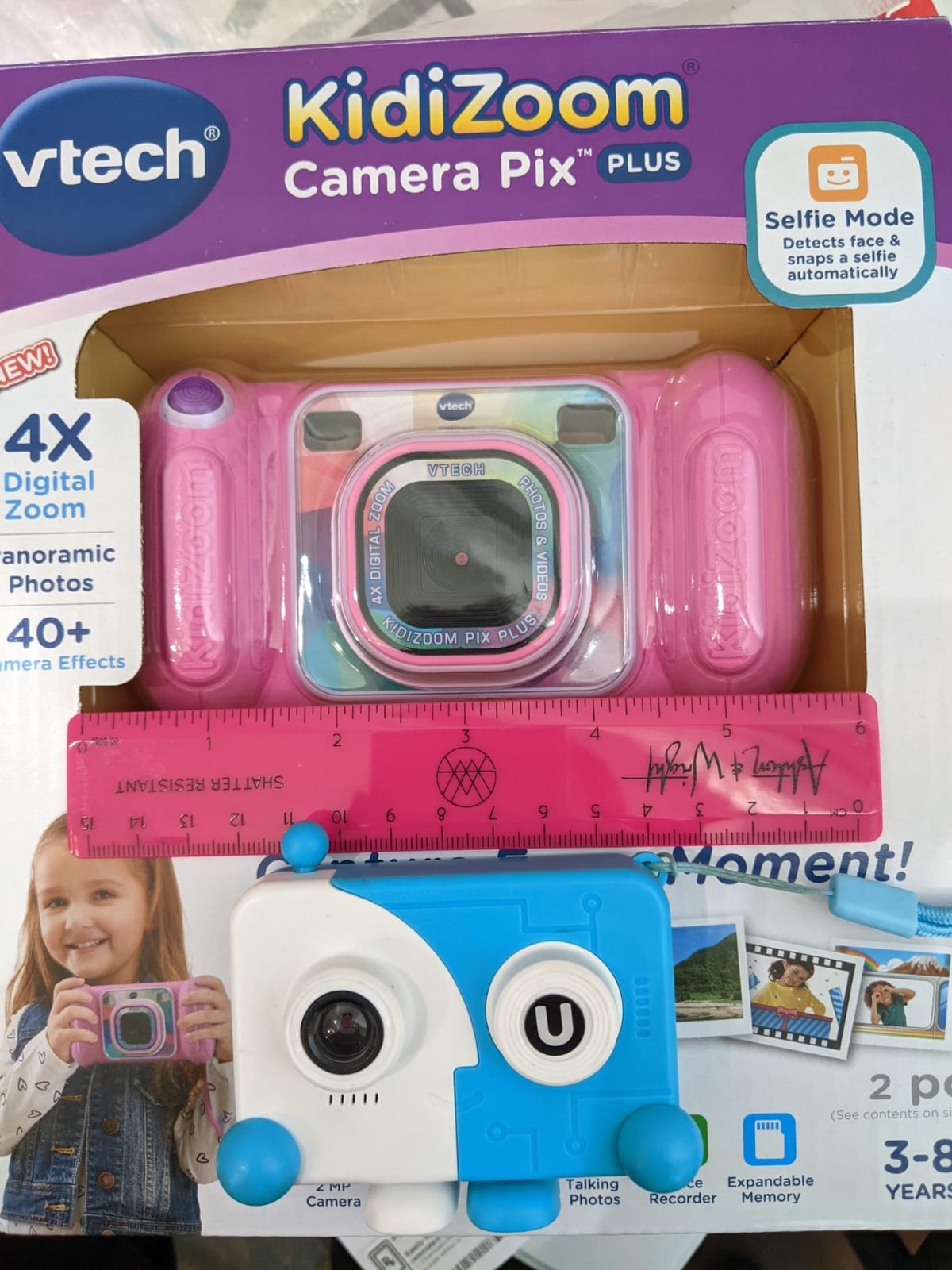 VTech KidiZoom Camera Pix Plus, Pink customer photo 2