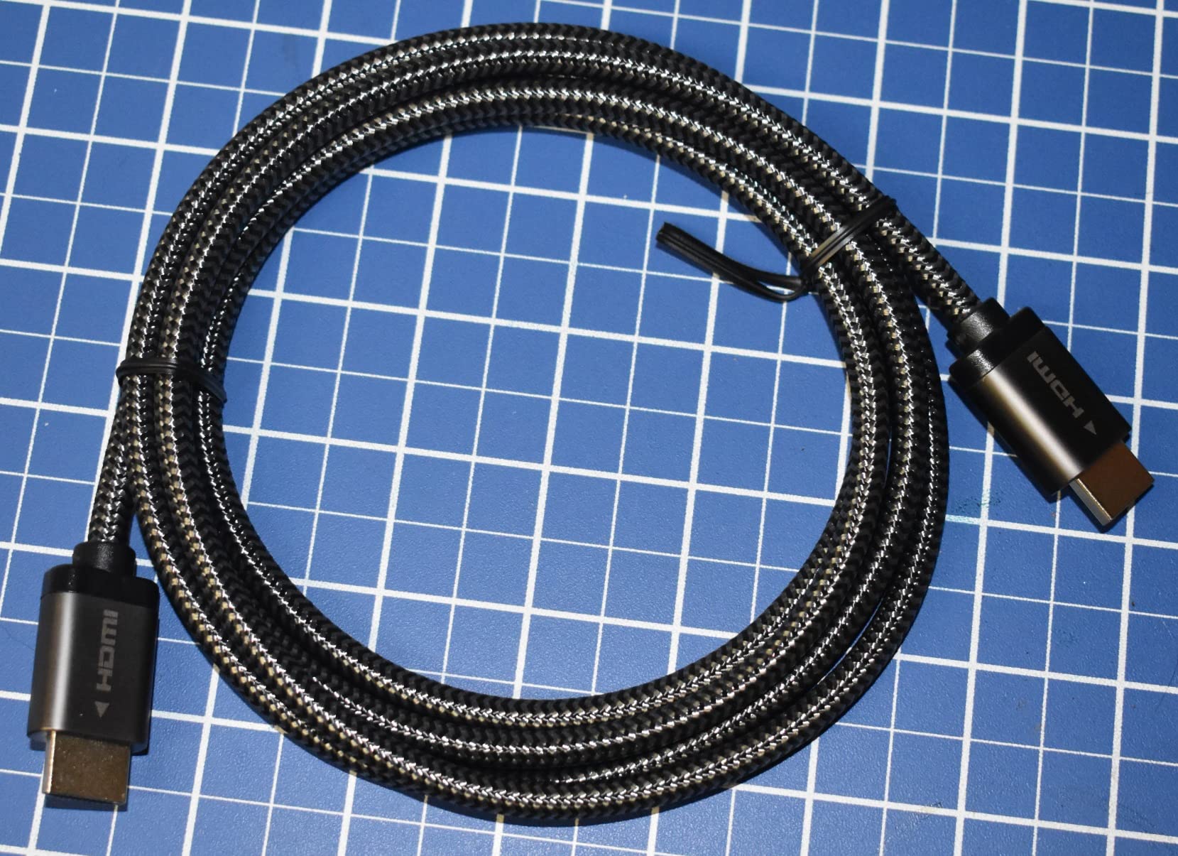 Monoprice 8K Certified Ultra High Speed HDMI Cable - Braided - HDMI 2.1, 8K@60Hz, 4K@120Hz, 48Gbps, HDR, VRR, CL2 In-Wall Rated, 10ft, Black customer photo 2