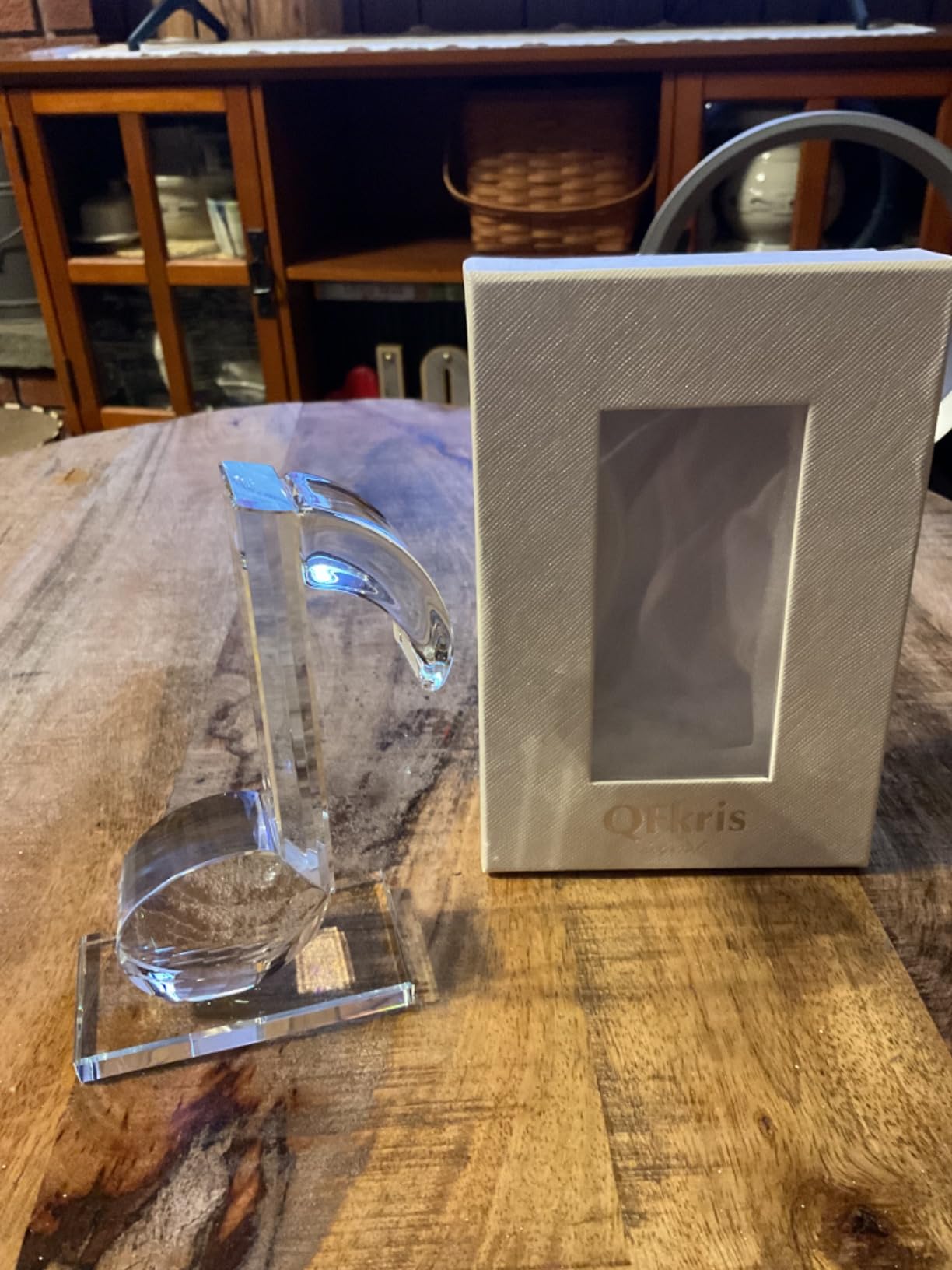 5 Inch Crystal Eighth Note Figurines Collectibles Glass Musical Sculpture | Crystal Music Statue for Home Piano Guitar Gifts Souvenirs customer photo 1
