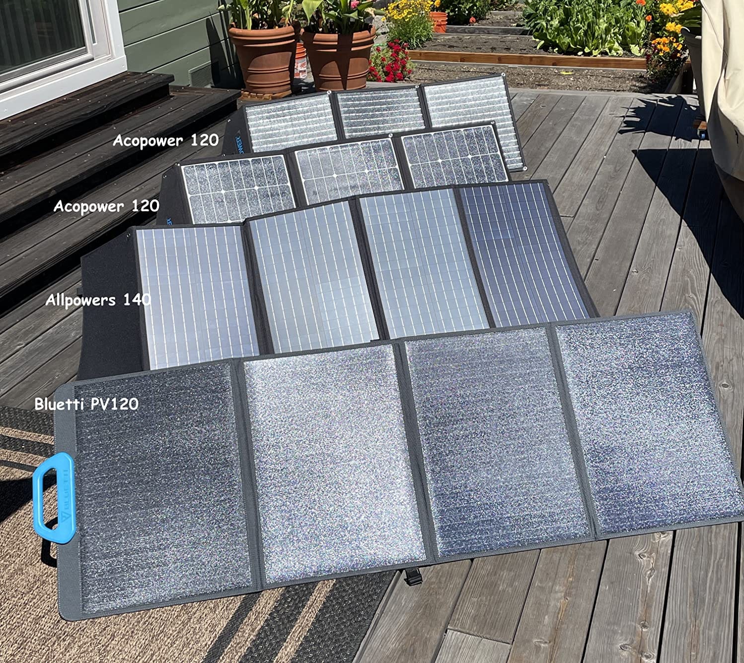 BLUETTI 100W Portable Solar Panel 23.4% High Efficiency IP67 Waterproof | for Power Station Elite 30 V2/AC180/AC70/AC50B with Adjustable Kickstand, Foldable Solar Power Backup for RV, Outdoor Camping customer photo 1