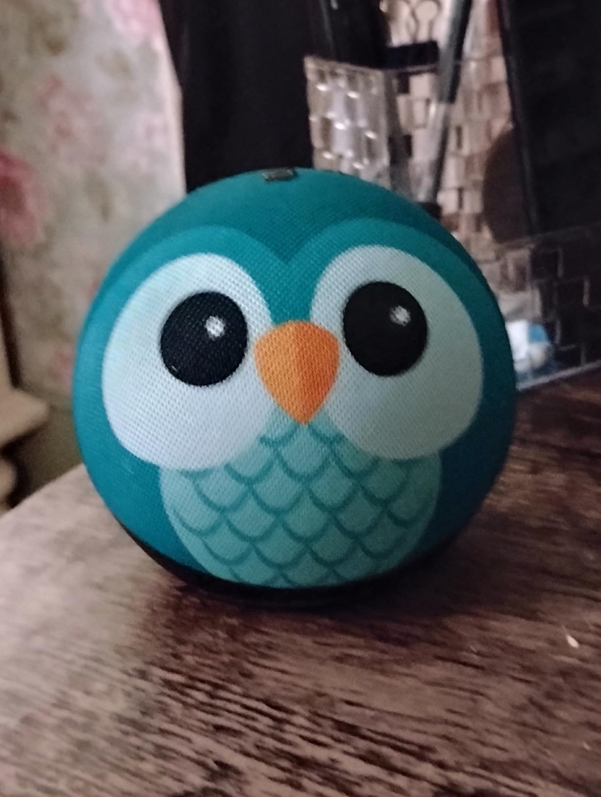 Amazon Echo Dot Kids (newest model), Smart speaker to enjoy age-appropriate audiobooks, interactive games and Alexa+ experiences to create and learn, Owl design customer photo 1