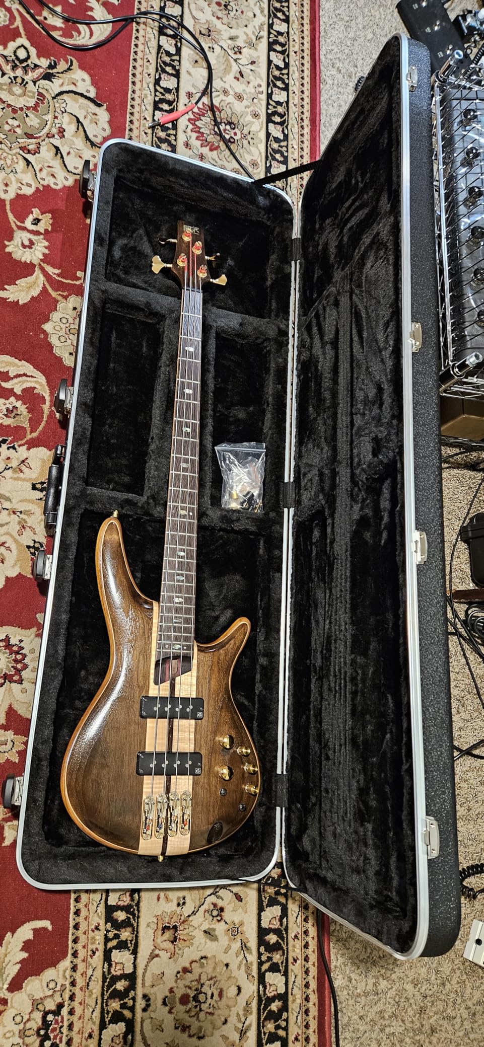 Sound Town Lightweight ABS Road Case for Electric Bass Guitar with TSA Approved Locking Latch and EPS Foam Plush Interior (STBC-500) customer photo 2