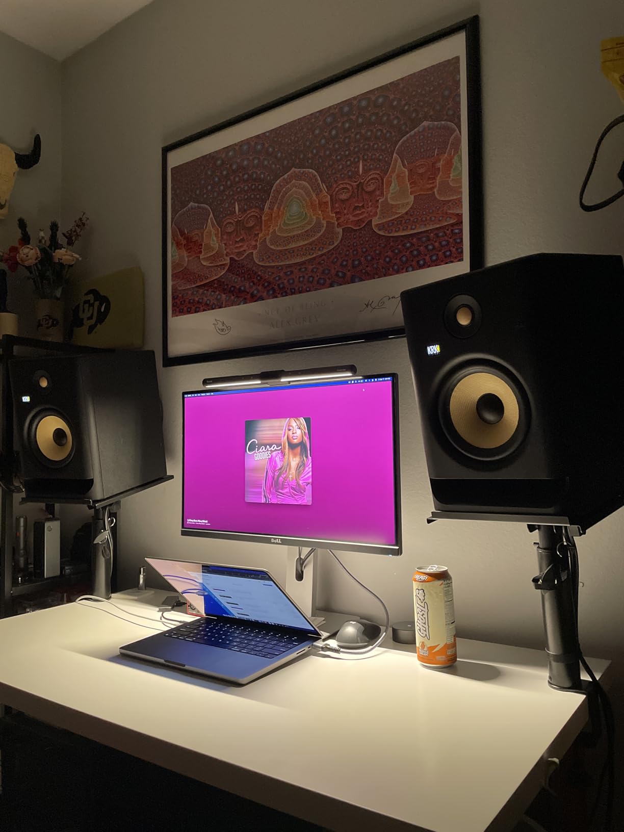Vondynote Studio Monitor Stands Pair Heavy Duty Desk Clamp Speaker Stands with Adjustable Tilt Angle Tray of 0-12 ° customer photo 1