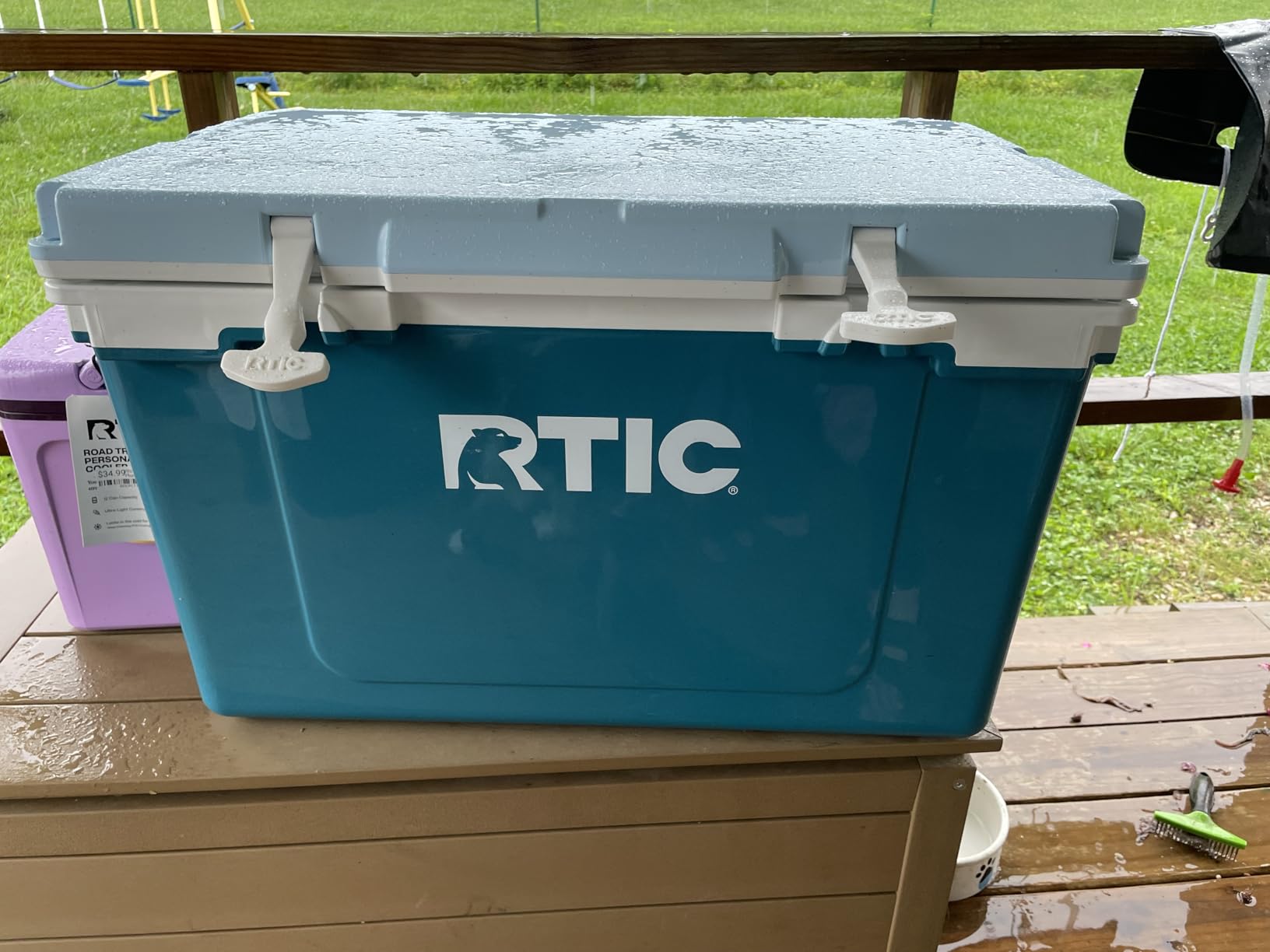 RTIC 52 QT Ultra-Light Hard Cooler | Portable Ice Chest Box for Beach, Drink, Beverage, Camping, Picnic, Fishing, Boat, Barbecue, 30% Lighter Than Rotomolded customer photo 2