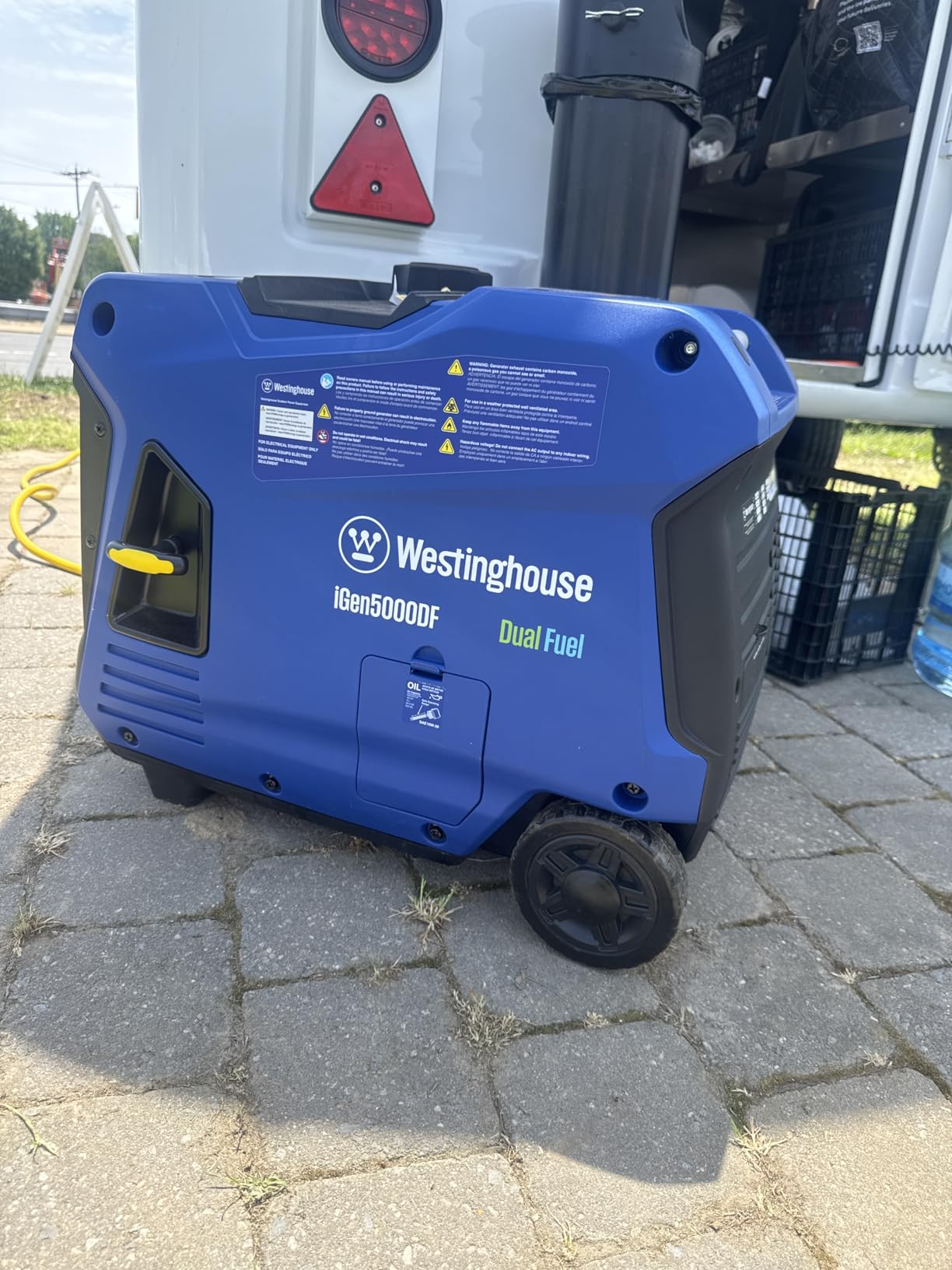 Westinghouse 5000 Peak Watt Super Quiet Dual Fuel Portable Inverter Generator, Remote Electric Start, Gas & Propane Powered, RV Ready 30A Outlet, Parallel Capable customer photo 2