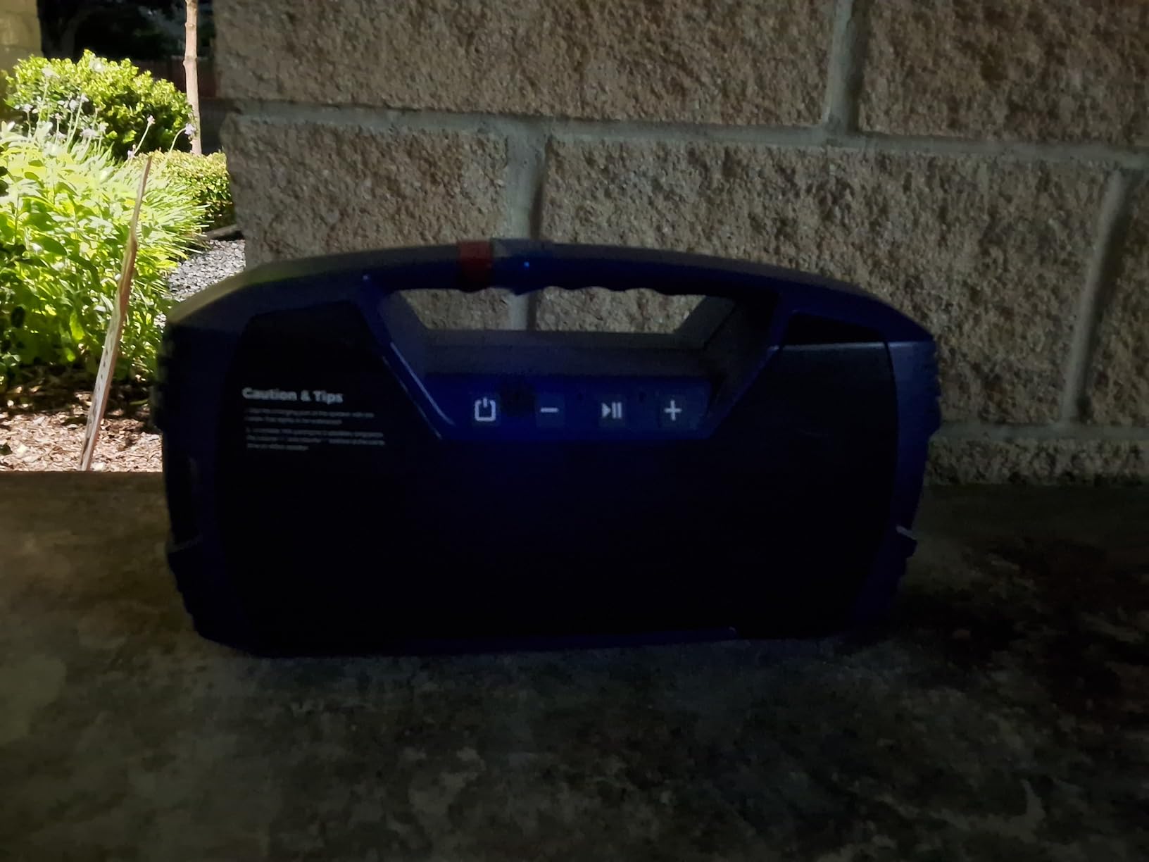 IPX7 Waterproof Outdoor Bluetooth Speaker, Wireless, 90W(Peak), 32H Playtime, Floating Design, Deep Bass & Loud Stereo Sound, Portable with Handle, Rugged for Pool, Beach, Kayaking, Hiking, Black customer photo 1