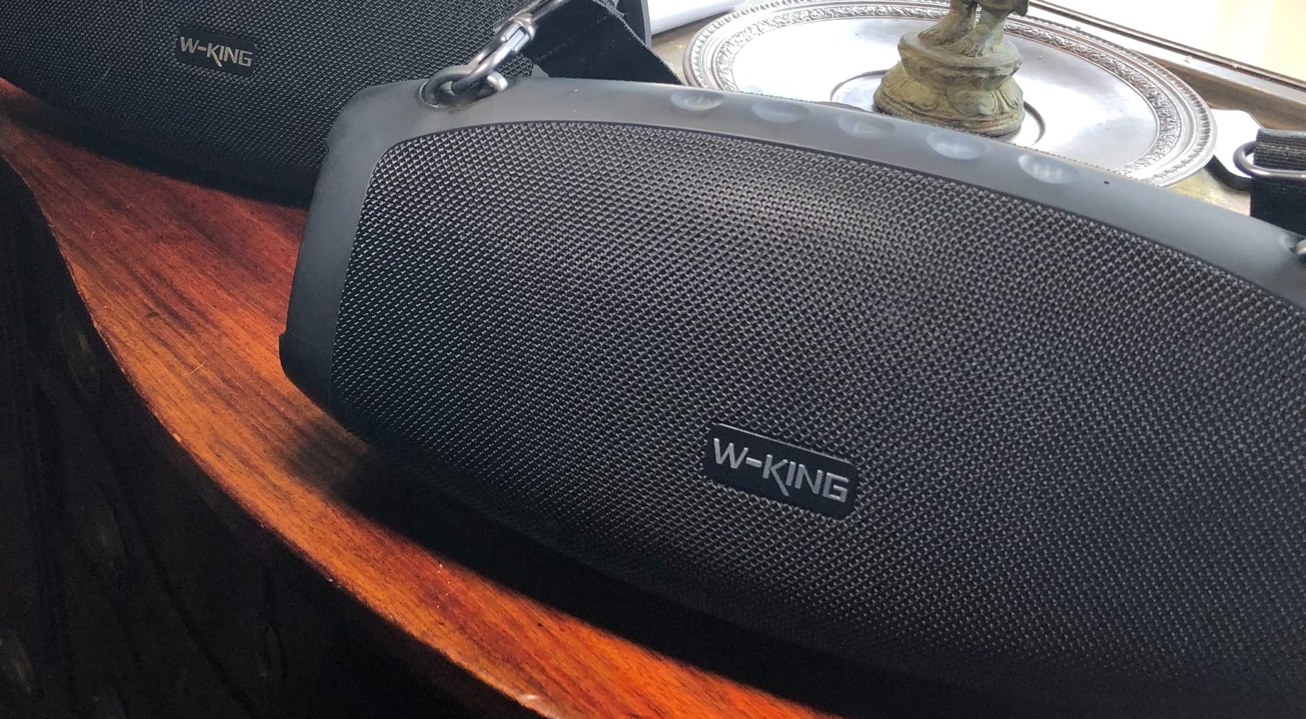 W-KING Bluetooth Speaker, 120W Peak Outdoor Loud Portable Speakers Bluetooth Wireless Boombox, IPX6 Waterproof Party Large Speaker, 70W Triple Passive Radiators-Deep Bass/Subwoofer*2, 42H, TF, AUX/EQ customer photo 2