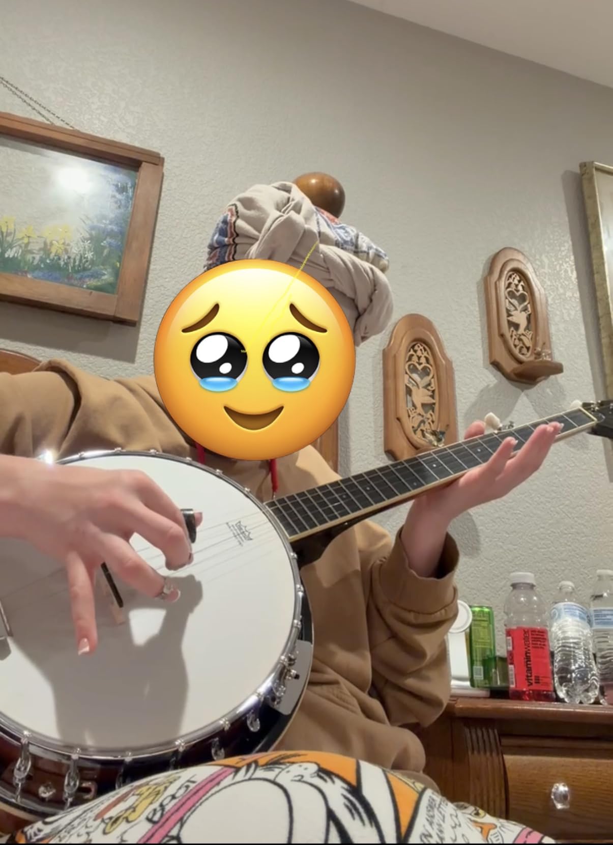 Vangoa Banjo 5 String Full Size Beginner Kit Remo Head Mahogany Resonator Banjo Closed Back with Premium Bag for Adults Teens Starters customer photo 1