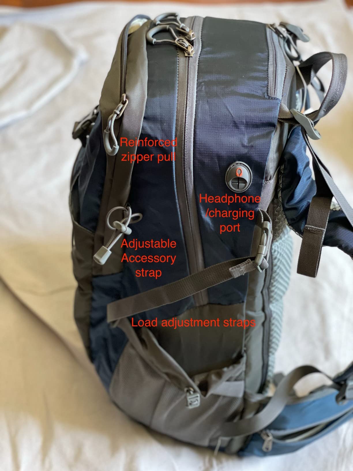 Maelstrom 40L Hiking Backpack, Lightweight Camping Daypack with Rain Cover customer photo 1