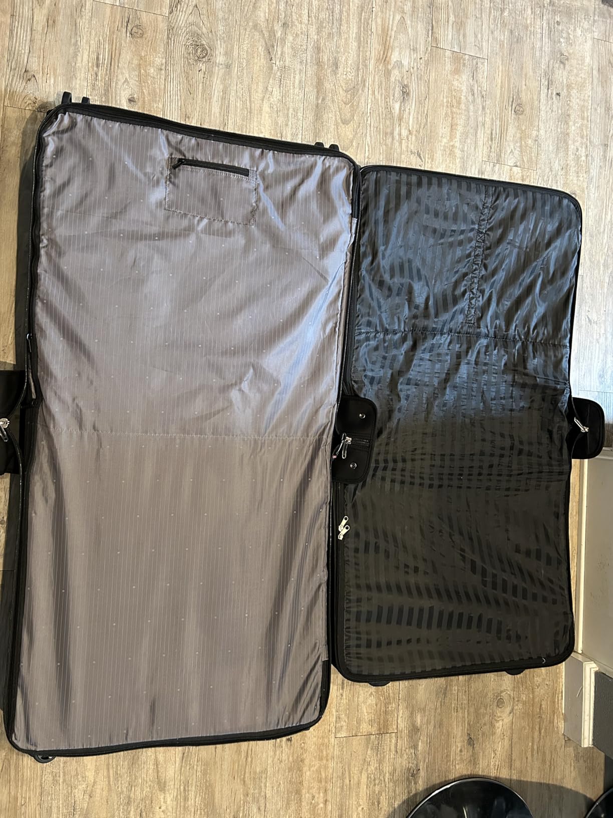 DELSEY Paris Helium DLX, Rolling Garment Bag with Wheels, Black | Checked In Travel Garment Bag, Lightweight Construction, Spinner Wheels, SECURITECH Zip, Suit and Dresses Rolling Travel Bag customer photo 1