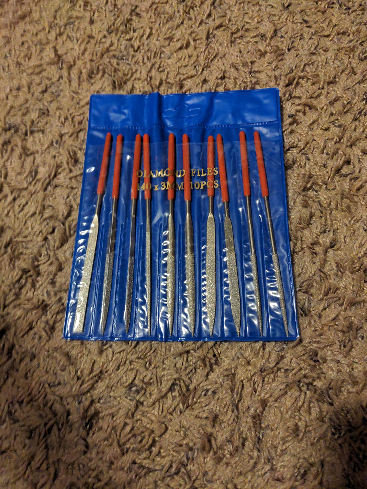 10Pcs Fret Nut File Set with Blue PVC Bag for Guitar Violin Bass customer photo 1