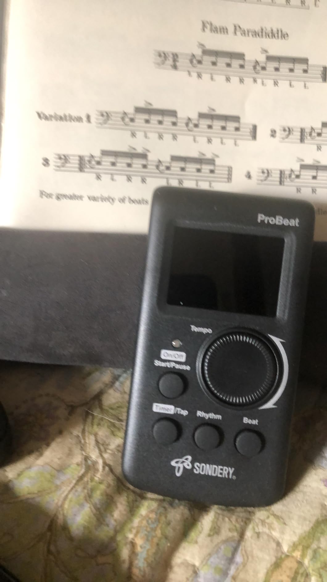Sondery Digital Metronome Rechargeable Vocal Counting for Piano Guitar Drum customer photo 2