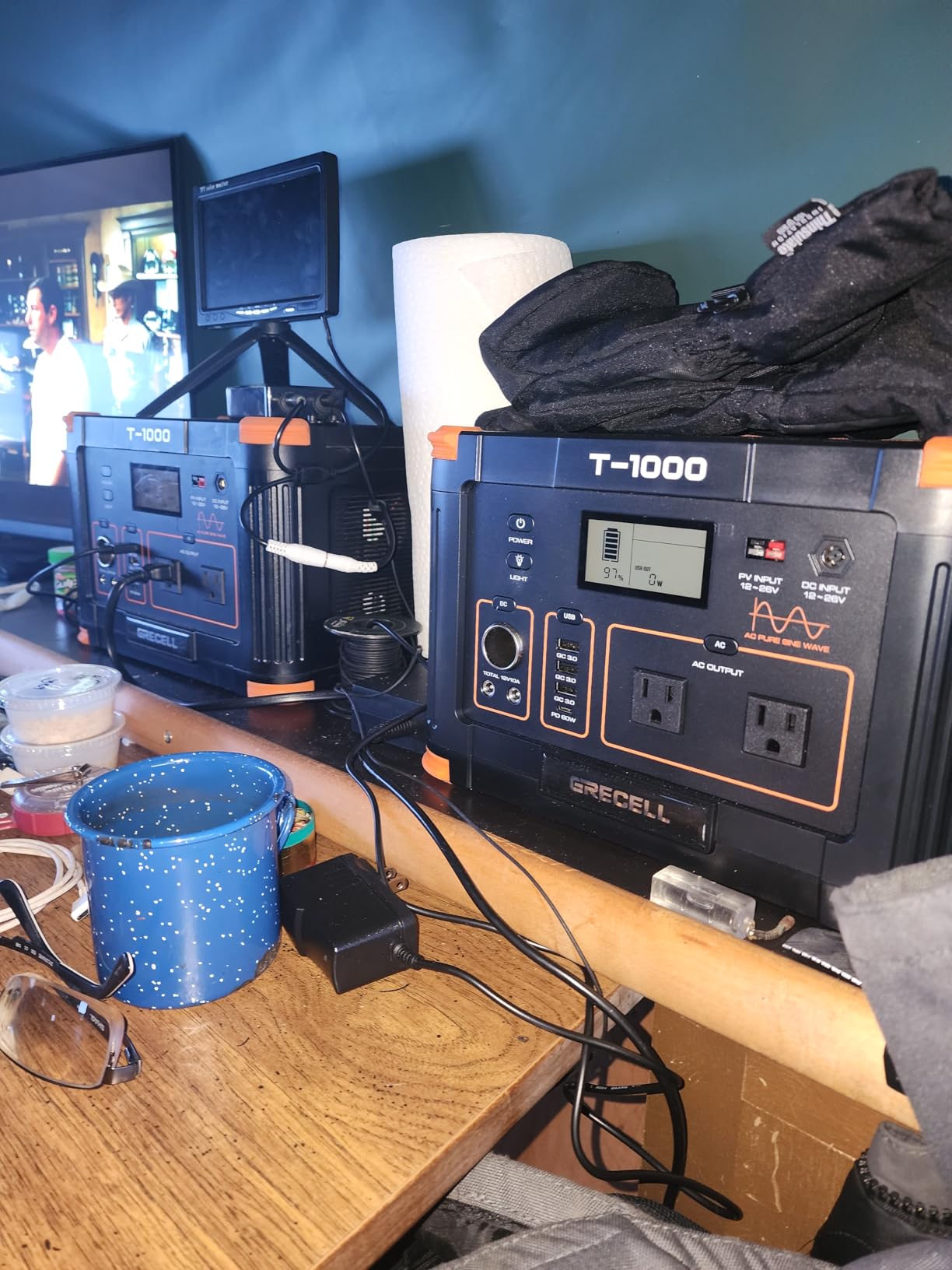 Portable Power Station 330W, GRECELL 230.88Wh Solar Generator customer photo 2