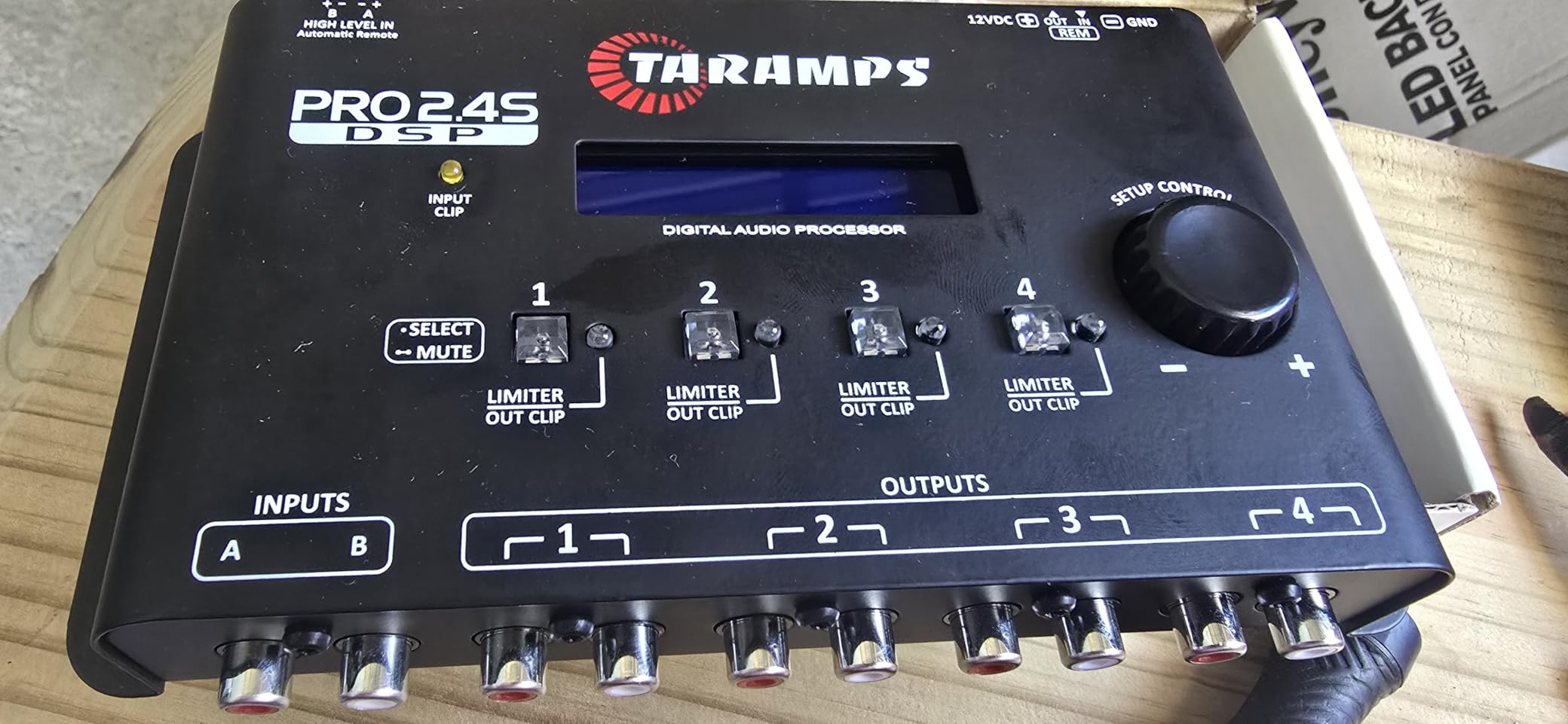Taramps PRO 2.4S Car Audio DSP Equalizer 4 Channel Digital Crossover customer photo 1