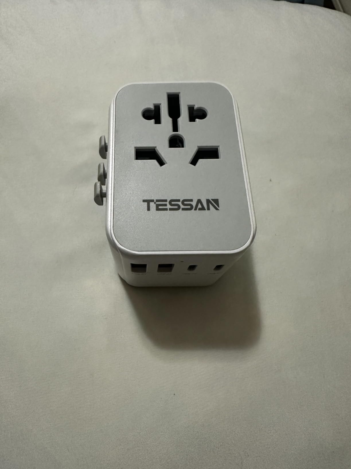 TESSAN Universal Travel Adapter 28W, International Power Adapter | Travel Adapter Worldwide, 3 USB C 2 USB A Ports, US to European UK Italy Ireland New Zealand, Type C G A I Plug customer photo 2