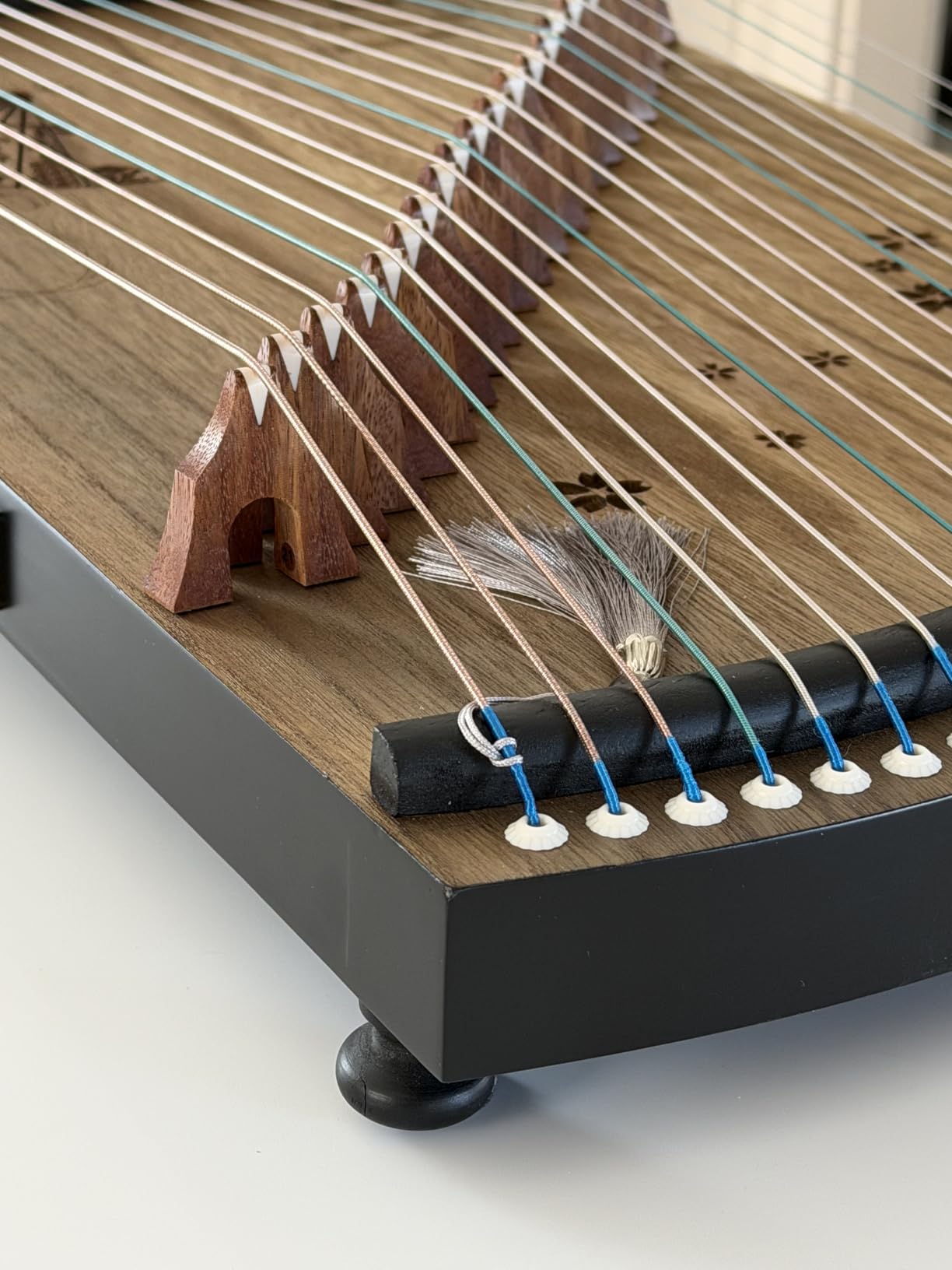Guzheng Finger Trainer with Full Accessories/Guzheng Code/Backpack, Suitable for Professional/Adult/Beginner/Children 21 Strings (A, strings on bridges) customer photo 2