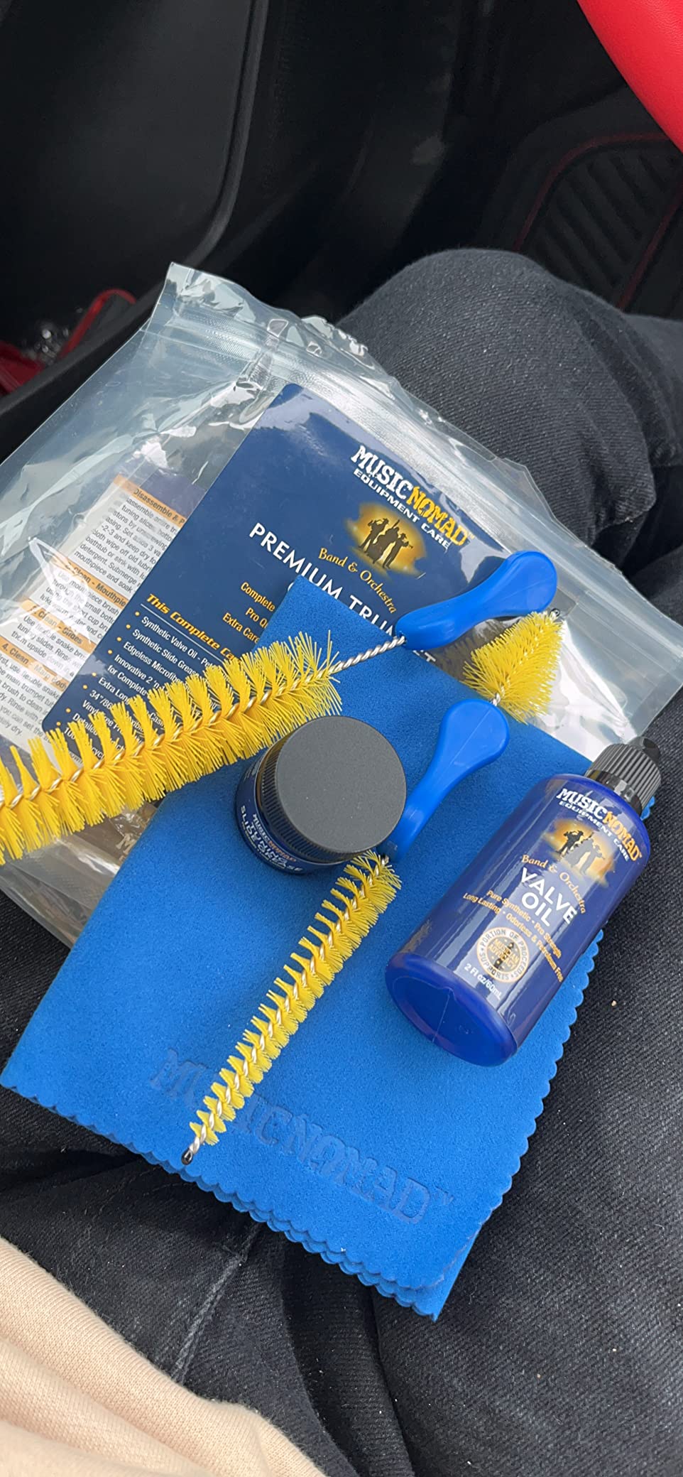 MusicNomad 6 pc. Premium Trumpet (Cornet) Cleaning & Care Kit (MN770) customer photo 1