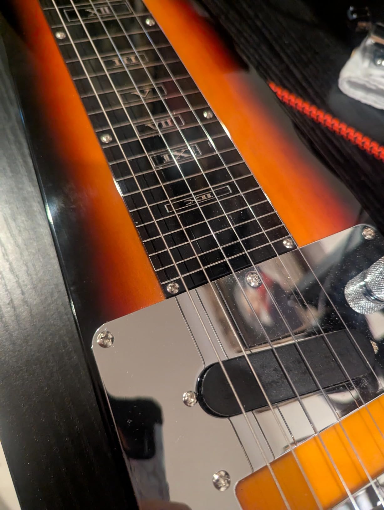 Batking Lap Steel Guitar 6 String Slotted Head Stock Electric Slide Guitars Natural Color customer photo 1