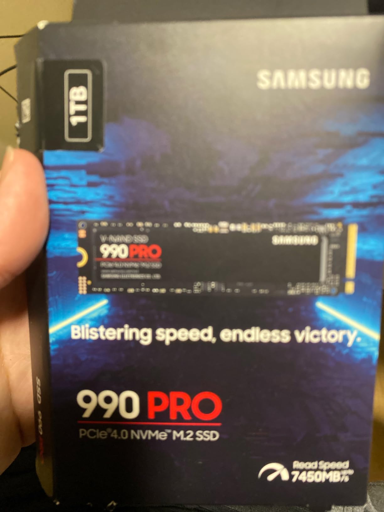 Samsung SSD 990 PRO 1TB, PCIe 4.0 M.2 2280, Up to 7,450 MB/s customer photo 2