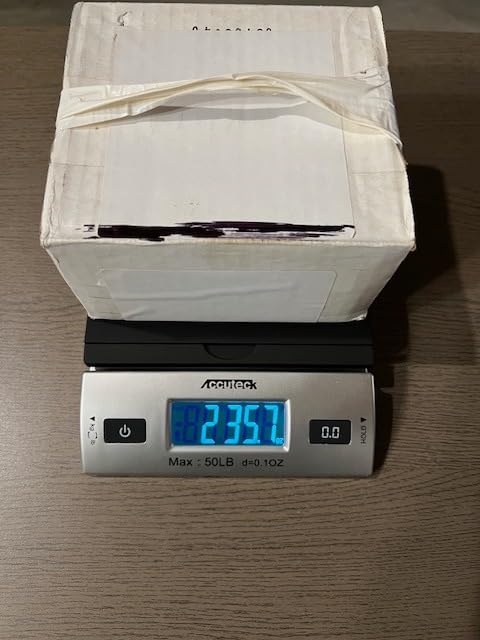 Luggage Scale, Portable Digital Hanging Baggage Scale for Travel, Suitcase Weight Scale with Rubber Paint, 110 Pounds, Battery Included customer photo 1
