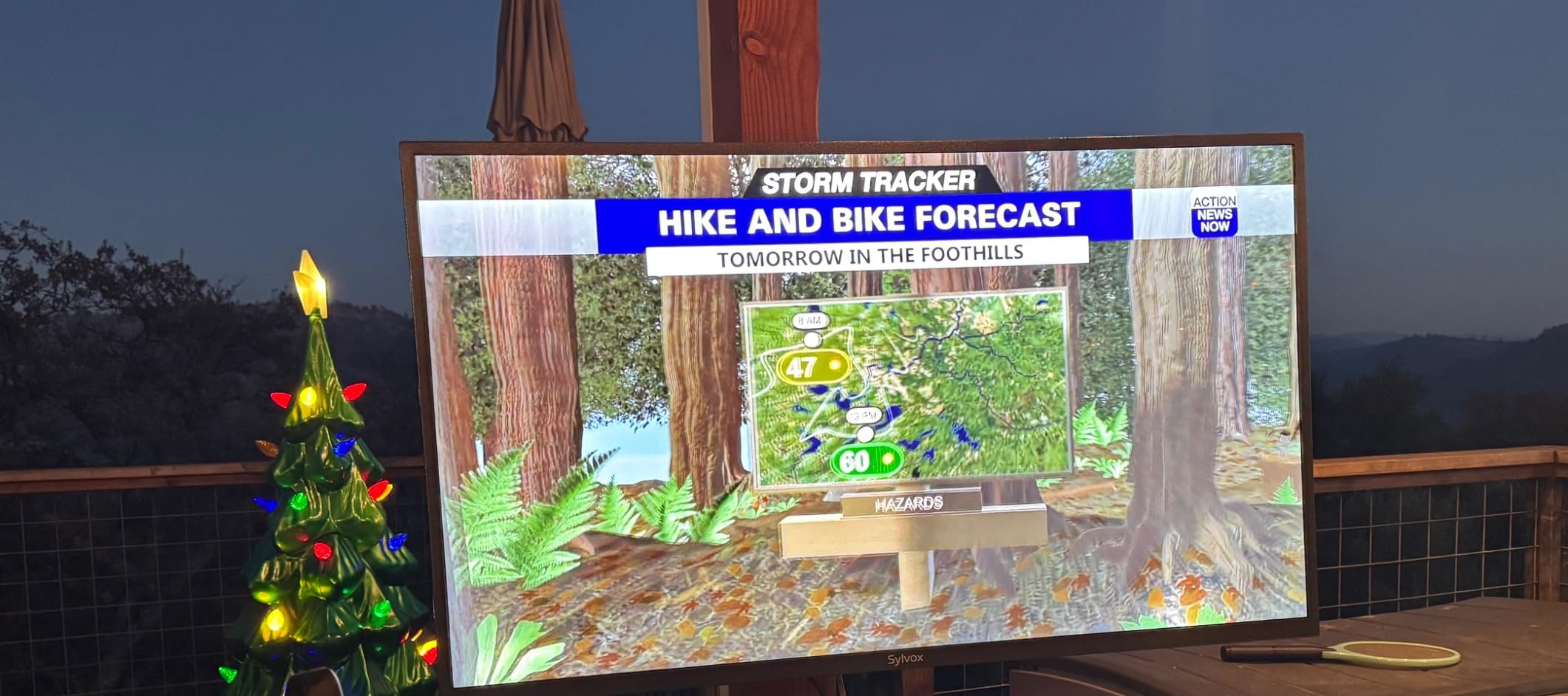 SYLVOX 55'' Outdoor Smart TV 4K UHD Waterproof TV 1000NIT High Bright, Android 11.0 Support Download APP ARC & CEC, Suitable for Outdoor Use(Deckpro Series) customer photo 1
