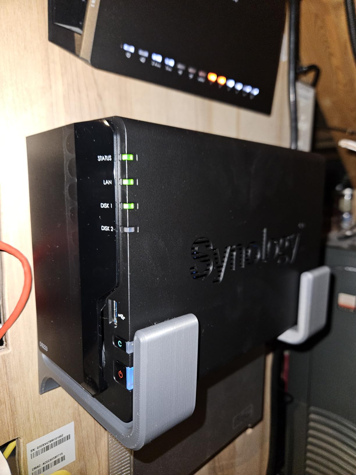 Synology DS223 Home & Office Backup Hub - Centralize Files, Protect Data & Monitor Property (2-Bay Diskless NAS) customer photo 2