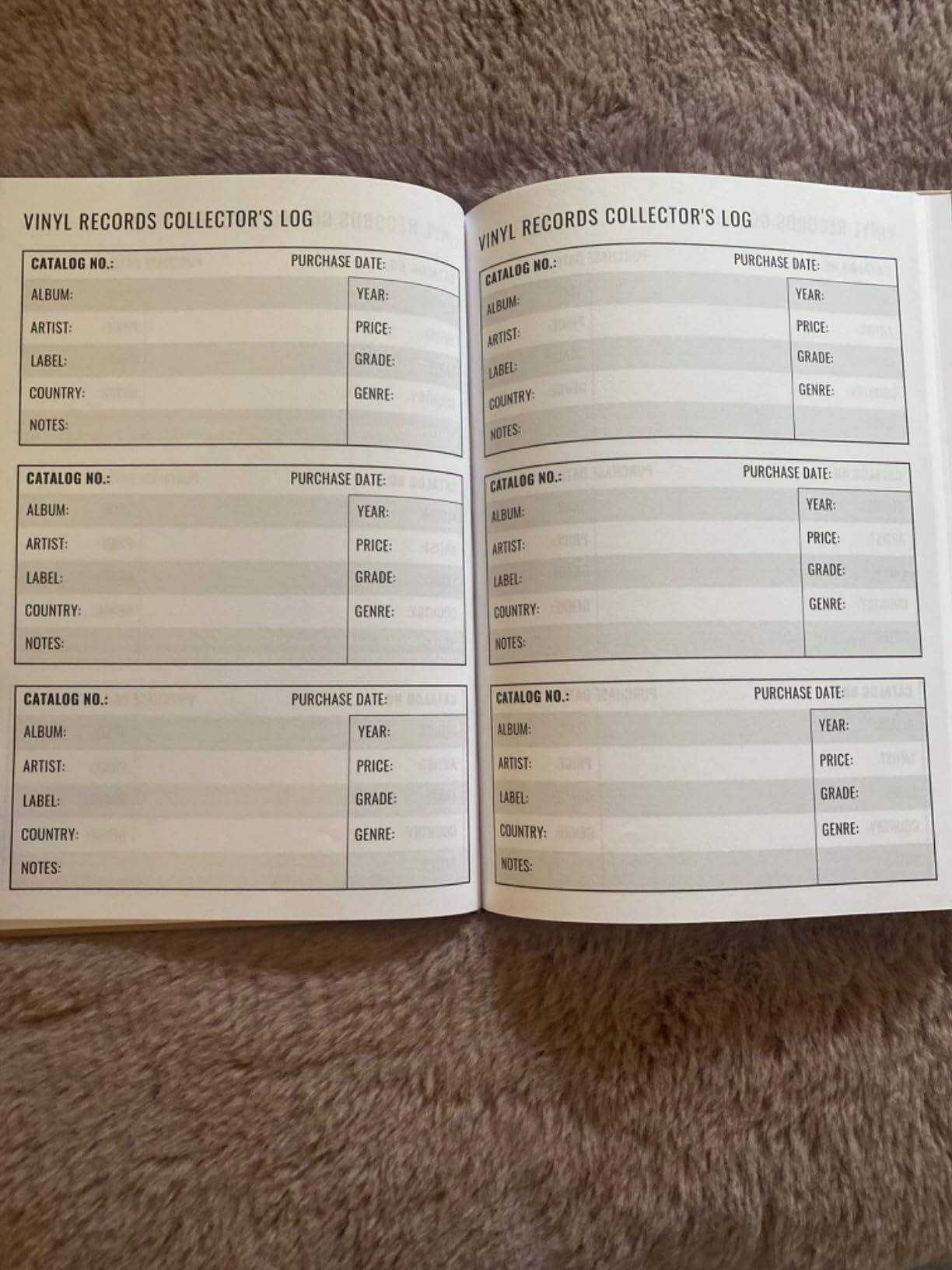 Vinyl Records Collector's Log Book: Collector's Catalog Notebook Gift | Track Your Vinyl Record Collection Inventory customer photo 1