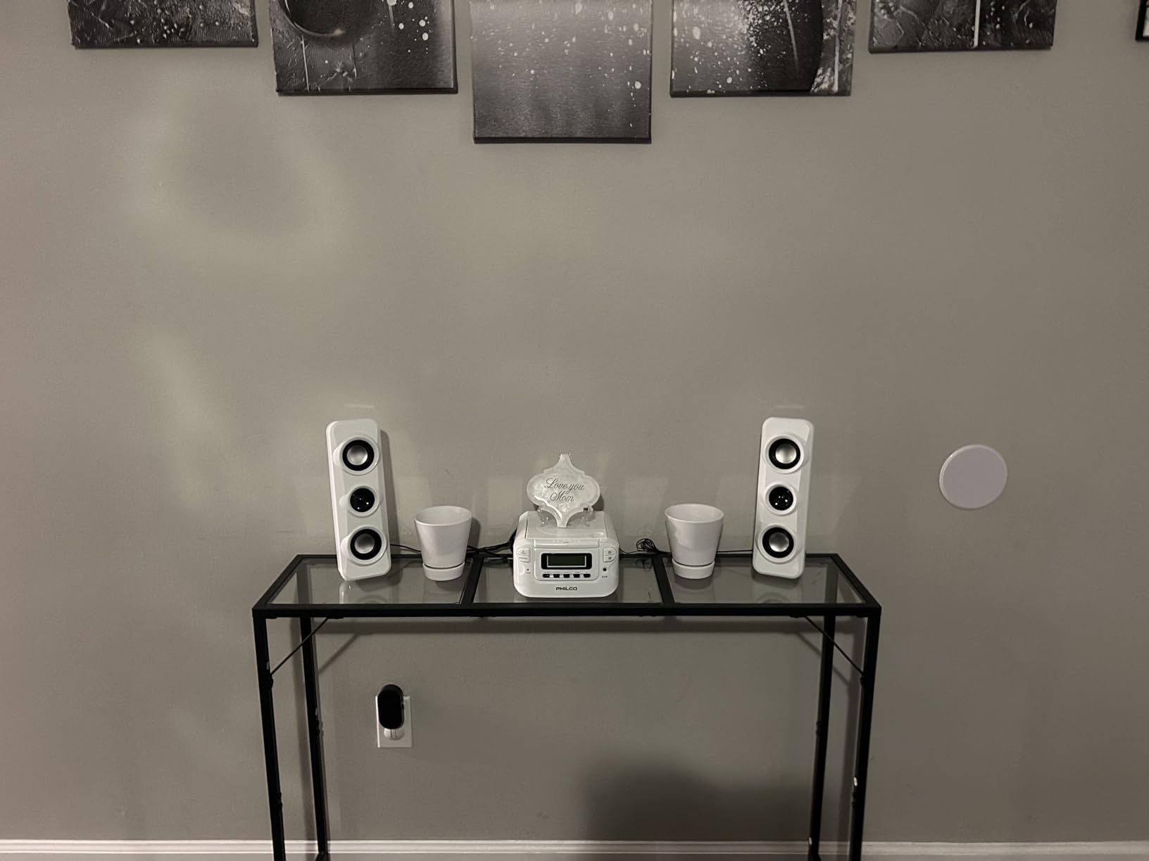 Philco Stereo Shelf System Compact CD Shelf System - Rose Gold customer photo 2