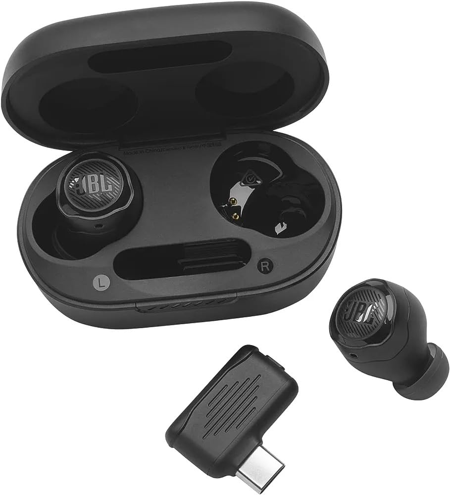 JBL Quantum TWS AIR - True Wireless Gaming Earbuds with Smart Ambient Technology, Low Latency 2.4GHz USB-C dongle or Bluetooth, 4 beamforming Microphones (Black) customer photo 1
