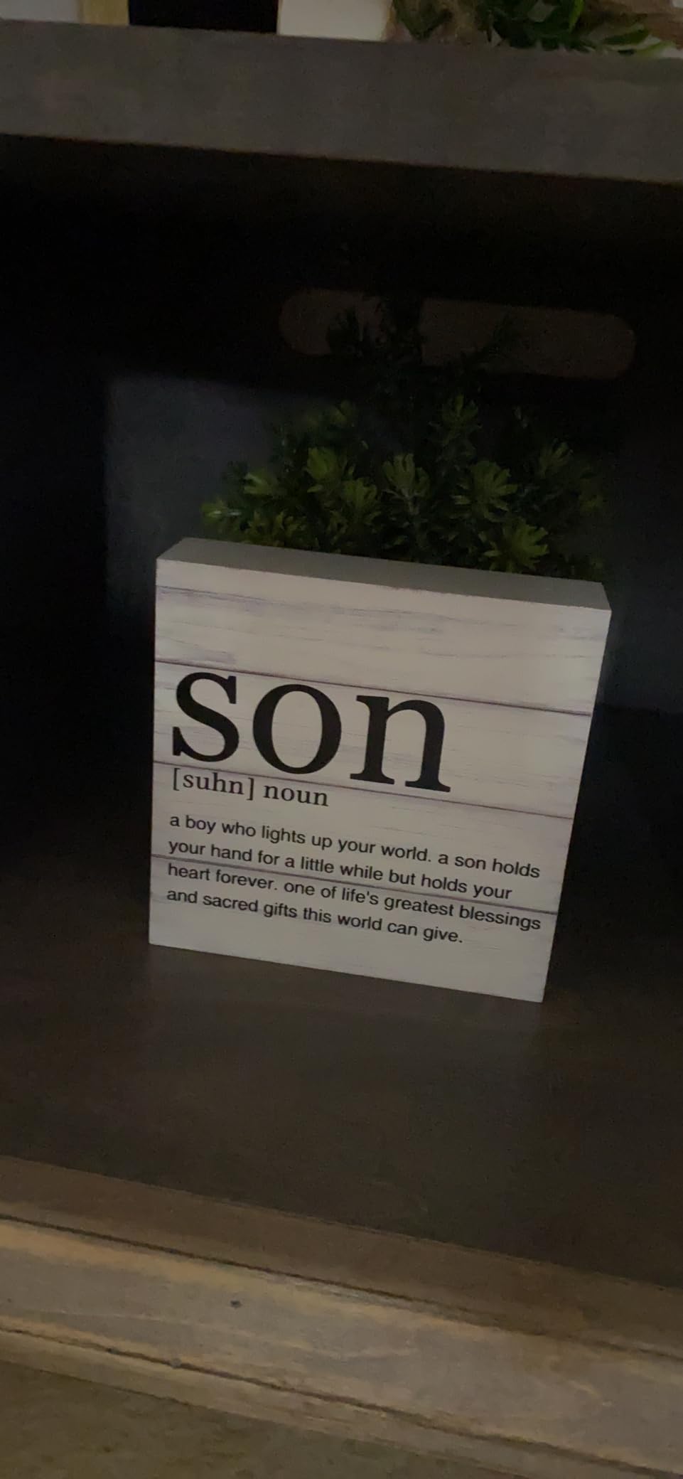 Musician Gift Music Definition Art Wooden Box Sign Rustic Music Decor customer photo 1