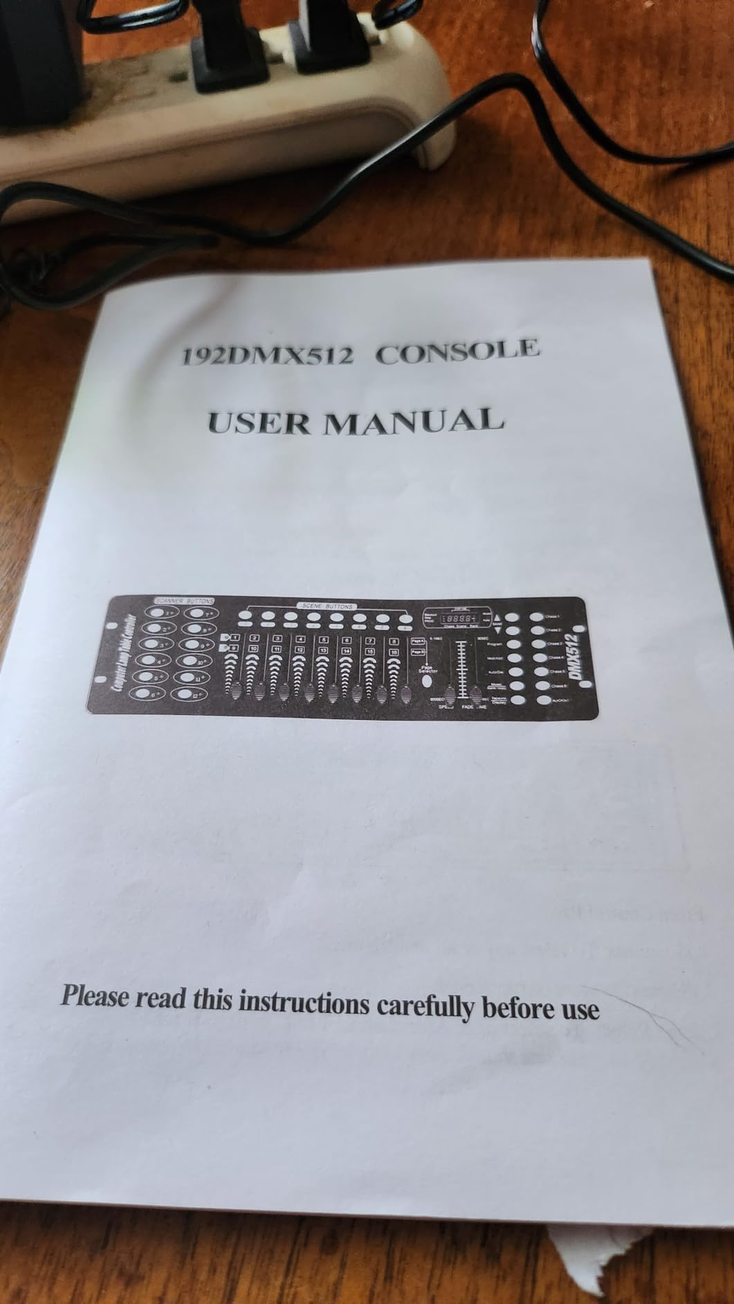 DMX Controller, 192 Channel DMX 512 Light Controller DMX Console Stage Light Controller Panel for Editing Program of Stage Lighting customer photo 2