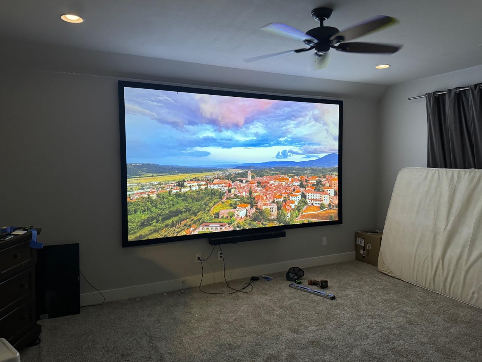 ViewSonic LX700-4K 3500 Lumens 4K Laser Projector, 240Hz and 4.2ms for Smooth Home Entertainment, 1.36x Optical Zoom, H/V Keystone, and 360-Degree Projection for Flexible Setup, and Dual HDMI Inputs customer photo 1